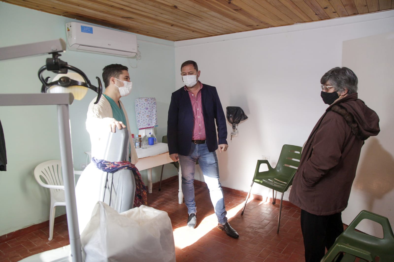 Pusieron en valor el interior de la Unidad Sanitaria de Carlos Salas