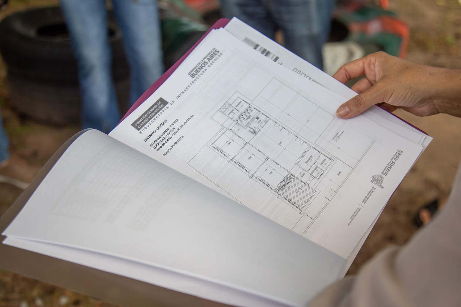 Serenal firmó el acta para la reconstrucción del edificio del Jardín n°912