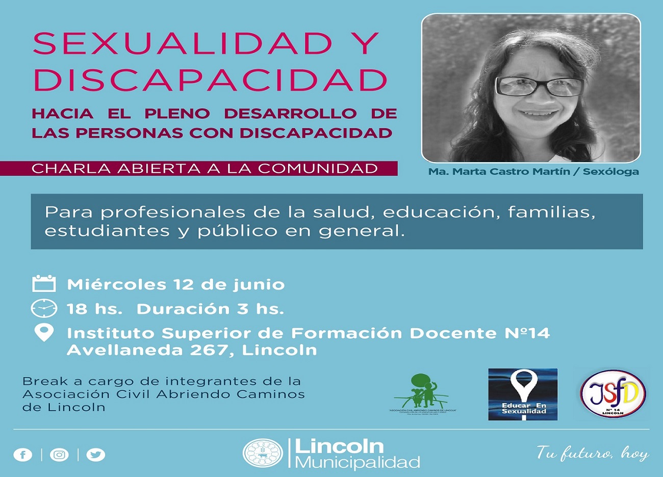 “Sexualidad y Discapacidad: hacia el pleno desarrollo de las personas con discapacidad”