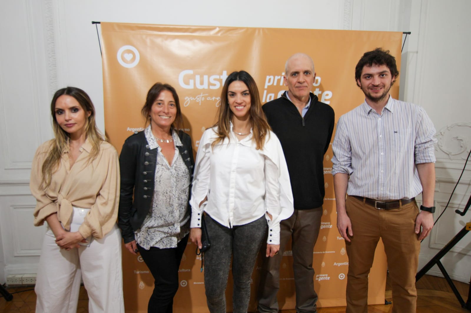 Los quesos de Lincoln en el lanzamiento del programa "GustAr"