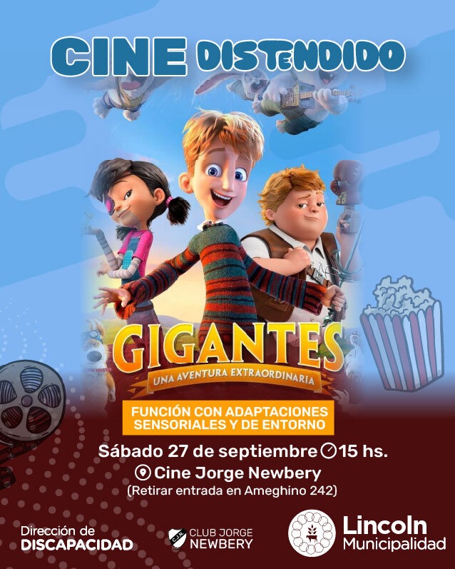 “Cine distendido”, una experiencia adaptada para todos