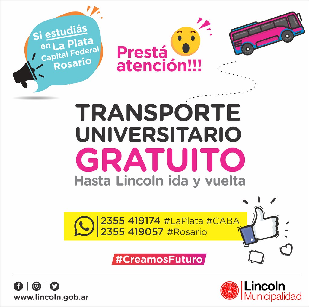 Nuevo servicio de transporte para estudiantes universitarios