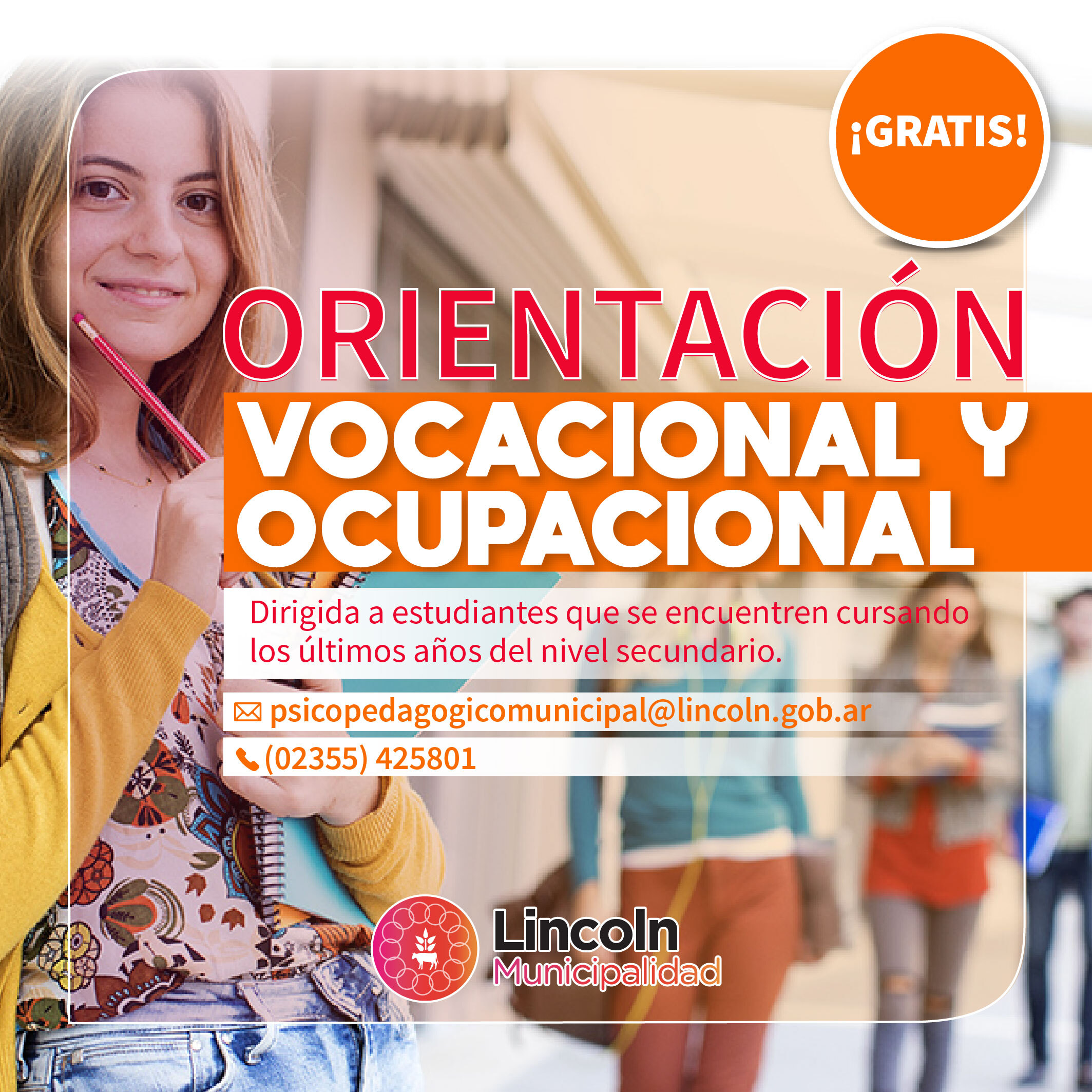 Abre la inscripción al proceso de Orientación Vocacional