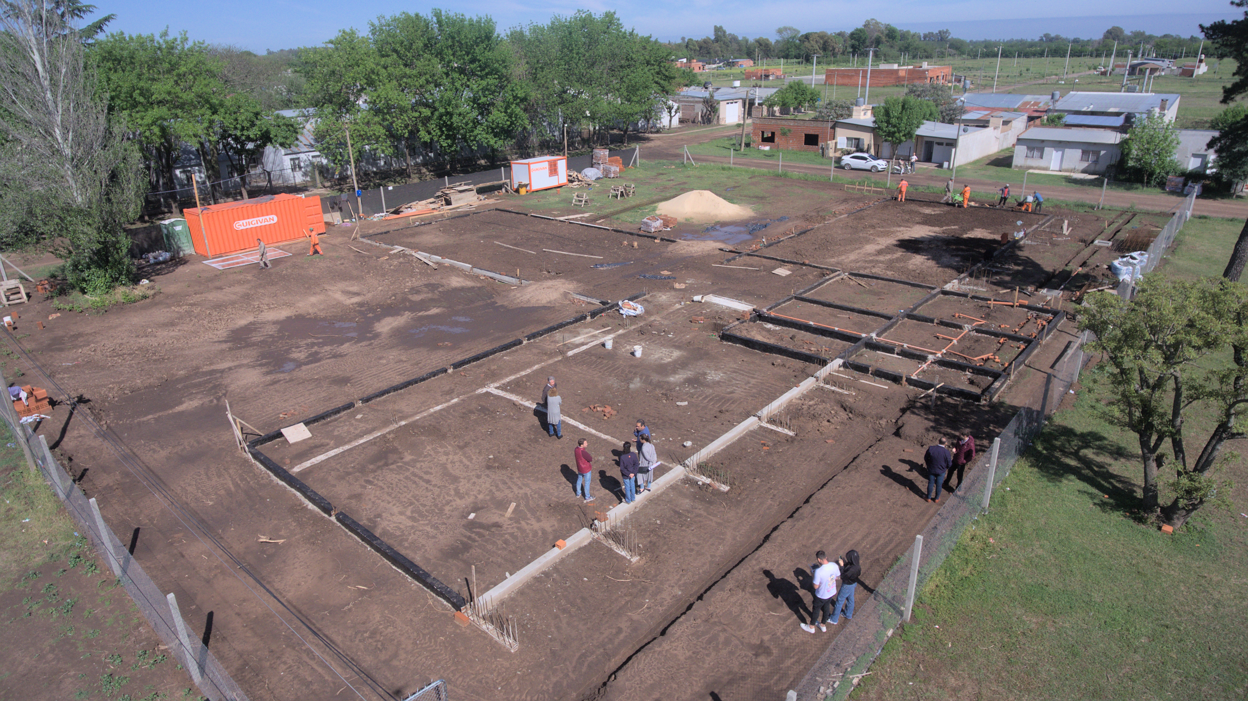 Avanza la construcción de la nuevo edificio del HCD