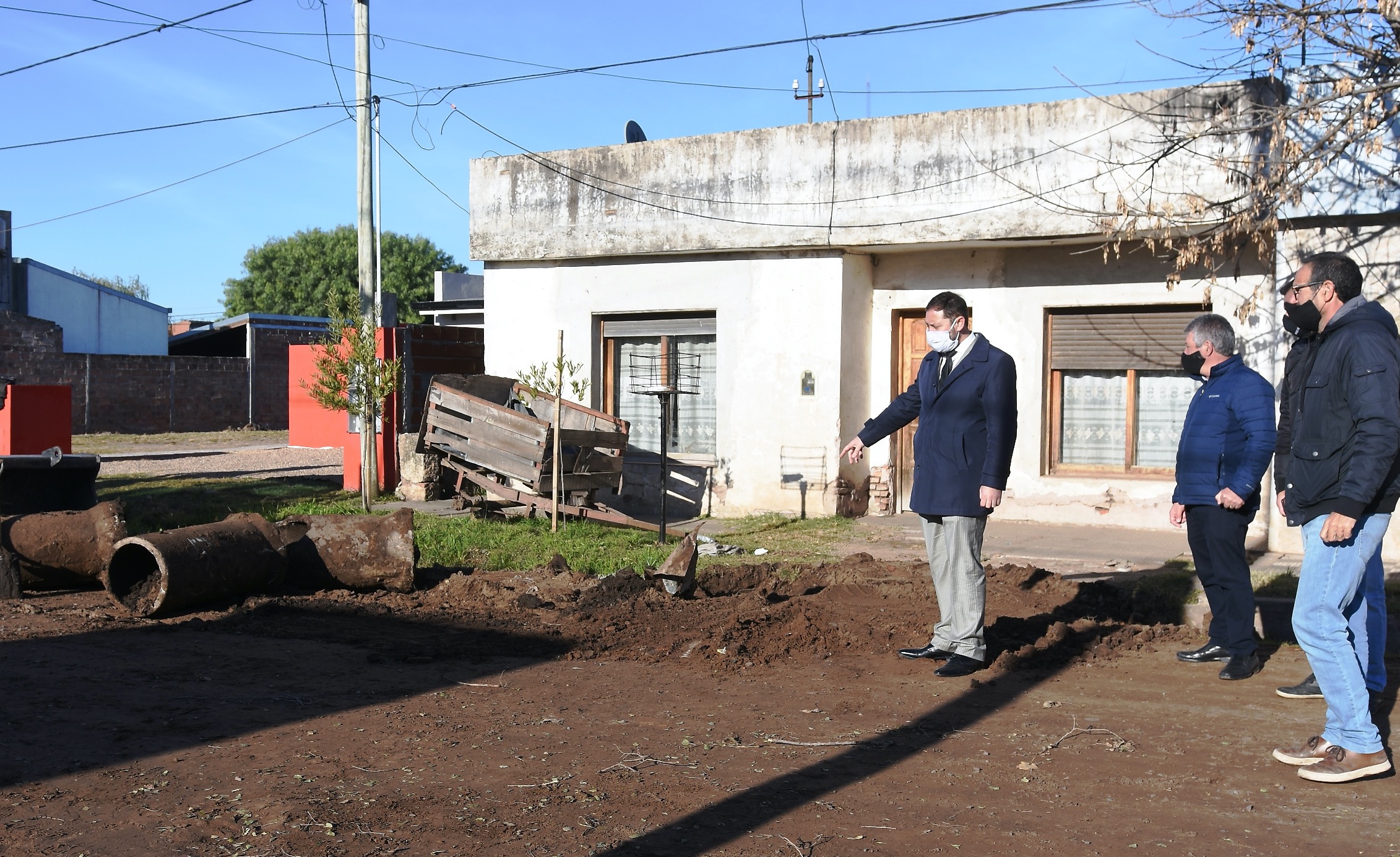 Arrancaron los trabajos preliminares para la obra de pavimento
