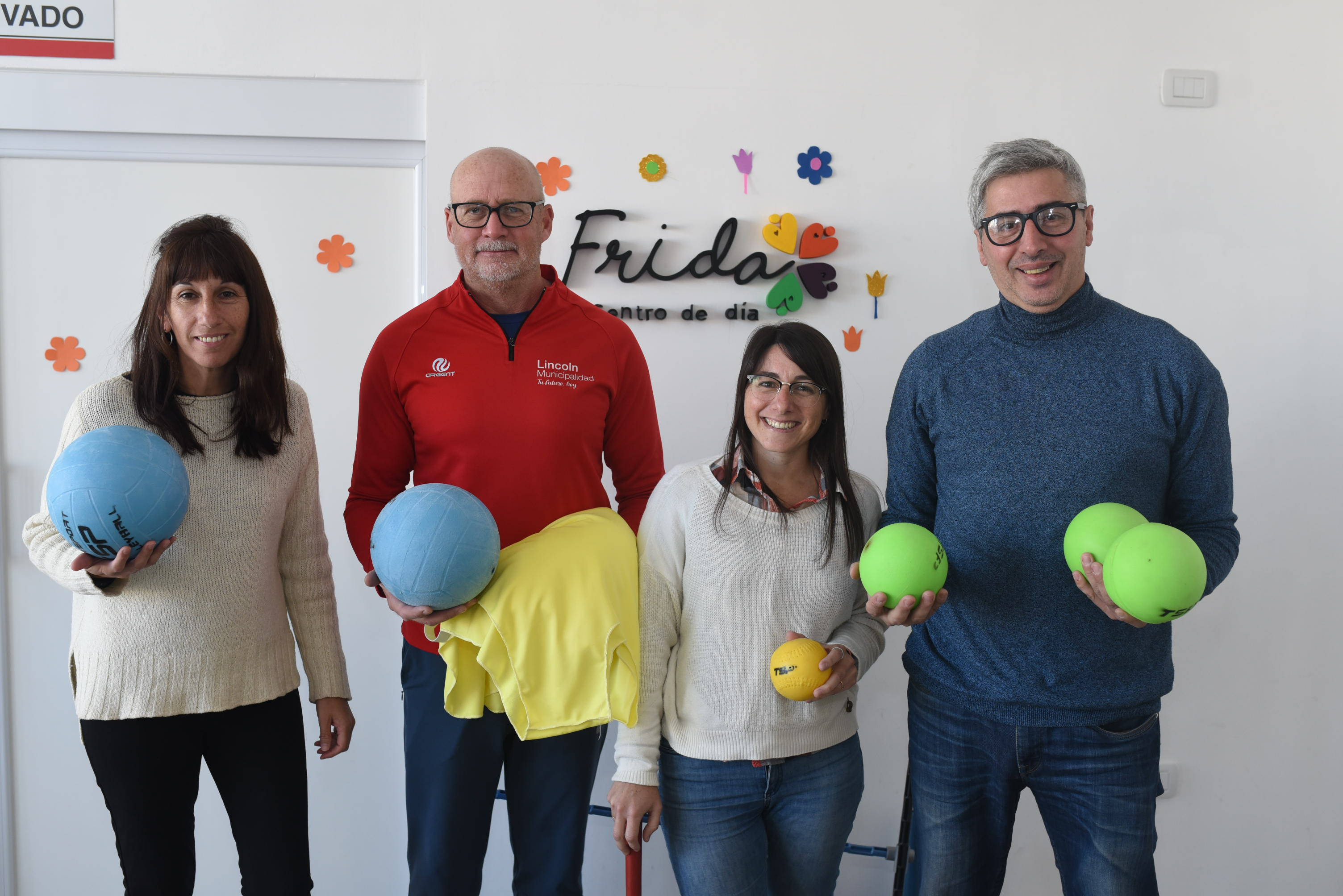Se incorporó nuevo material deportivo para el área de Discapacidad