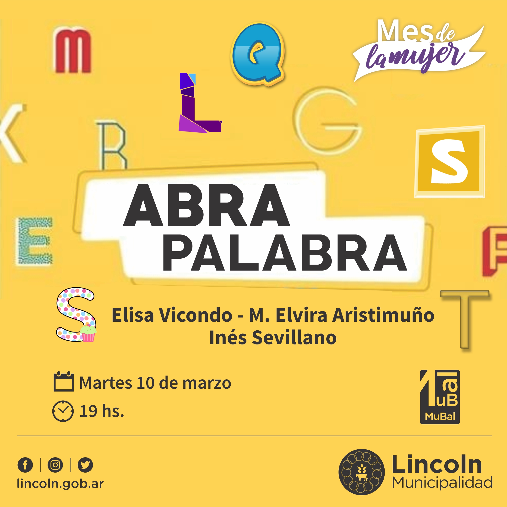 “Abrapalabra”: este martes habrá un encuentro literario en el MuBal