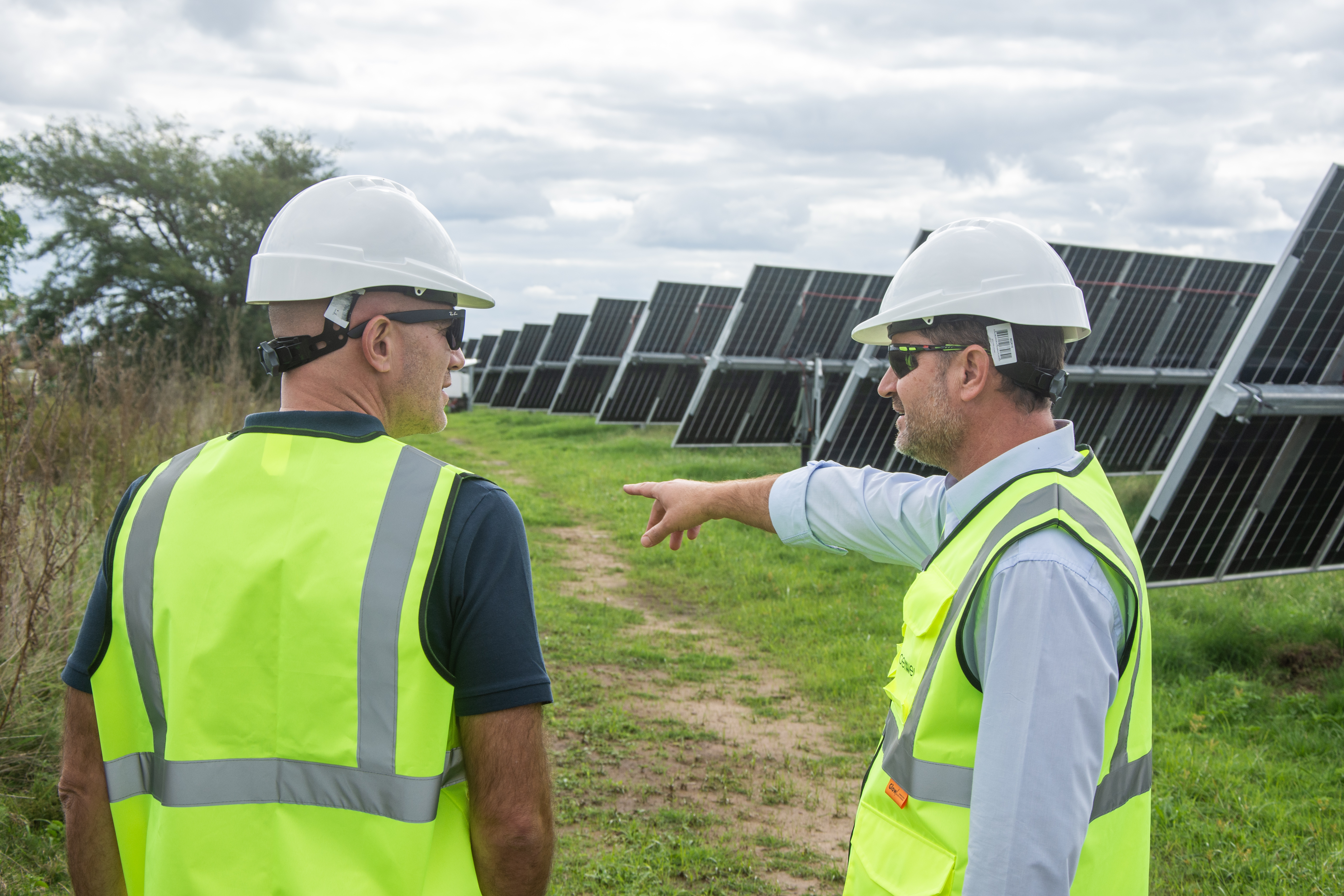 Avanza la construcción de un imponente parque solar en el distrito