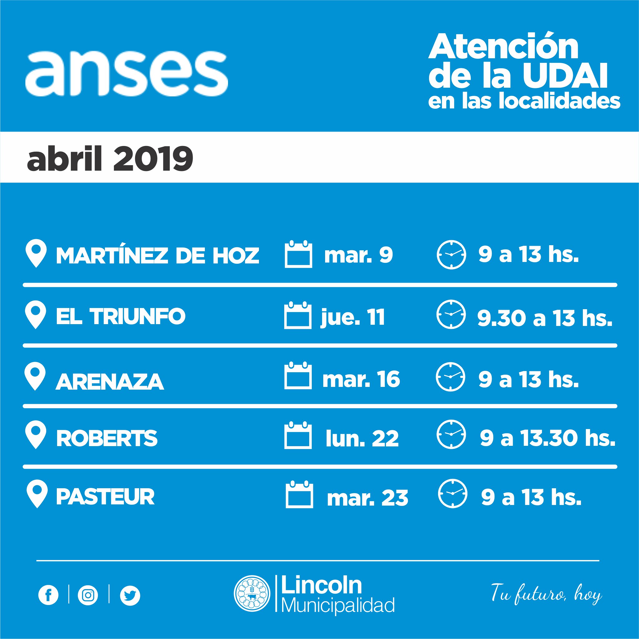 ANSES continúa con la atención en las localidades