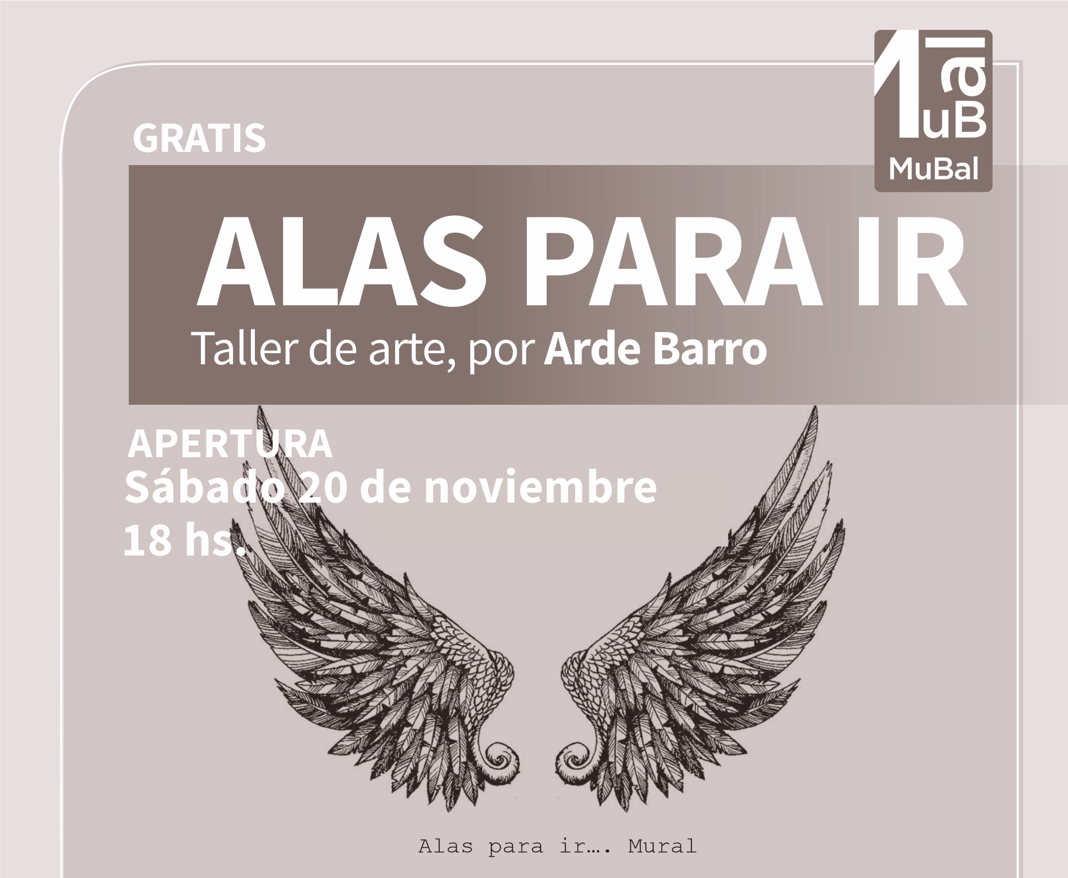 “Arde Barro” dictará un taller de arte que concluirá con un mural colectivo