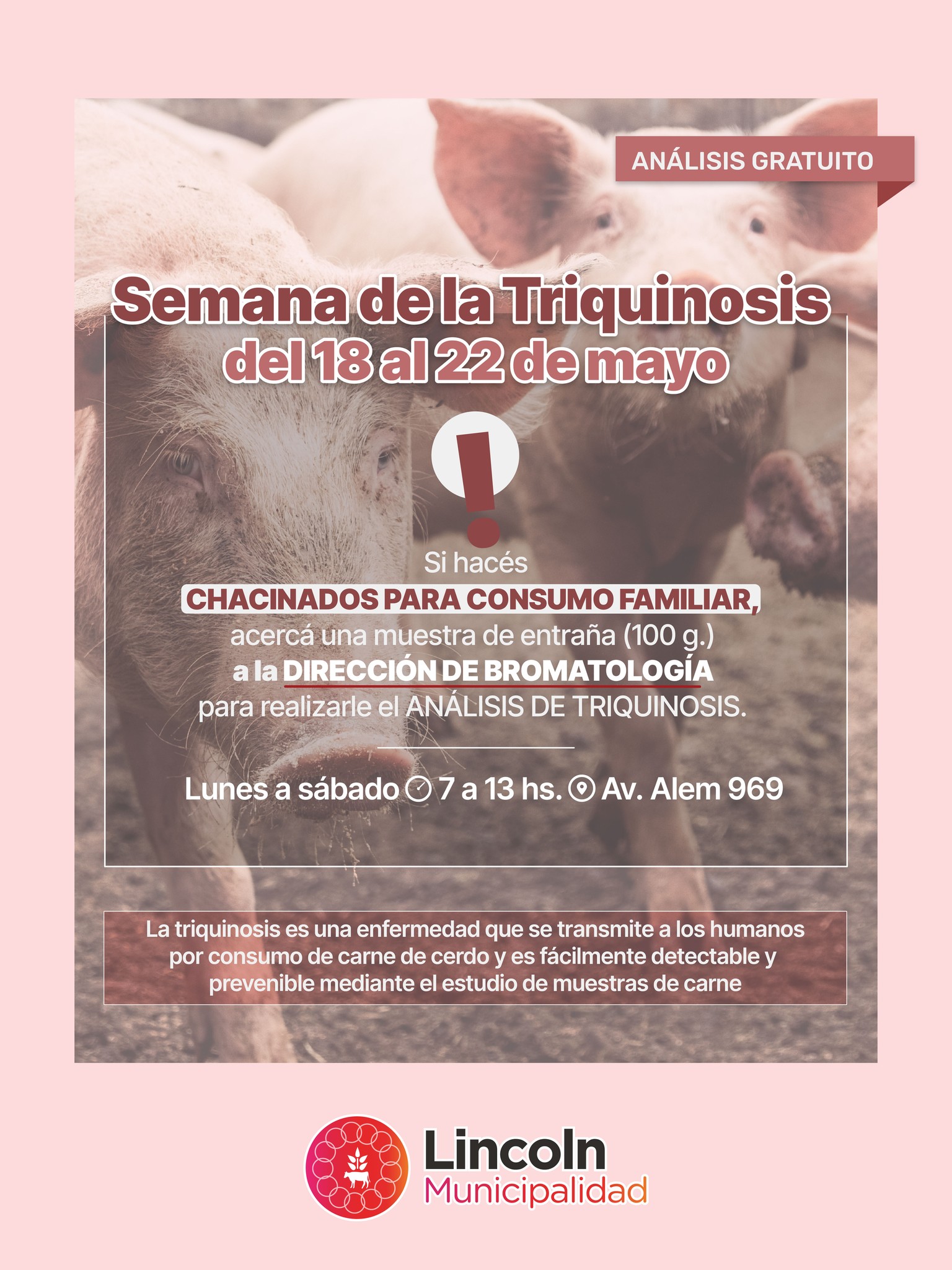 Semana de lucha contra la triquinosis