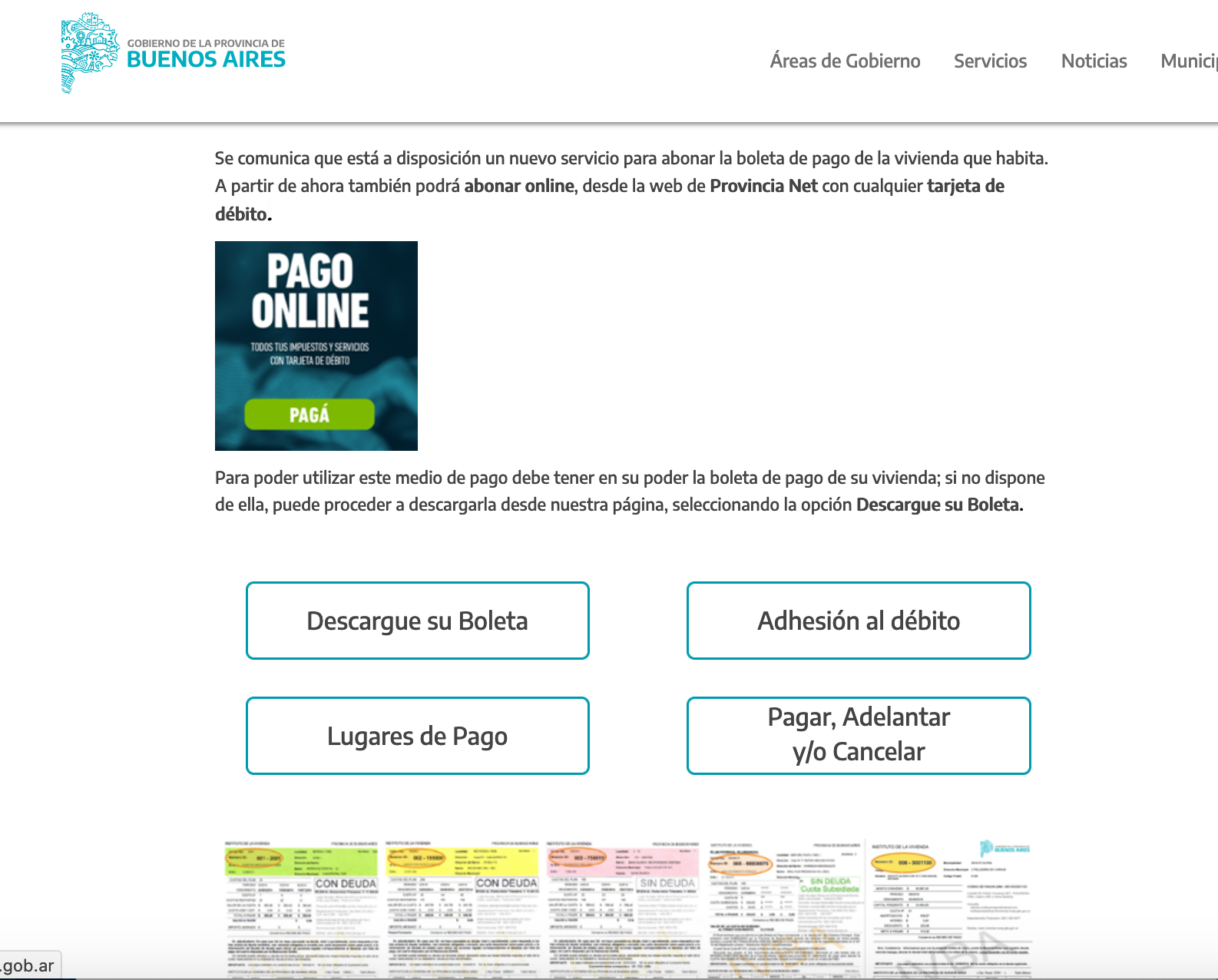 El Instituto de la Vivienda implementó la emisión de factura electrónica para el pago de las cuotas de las viviendas