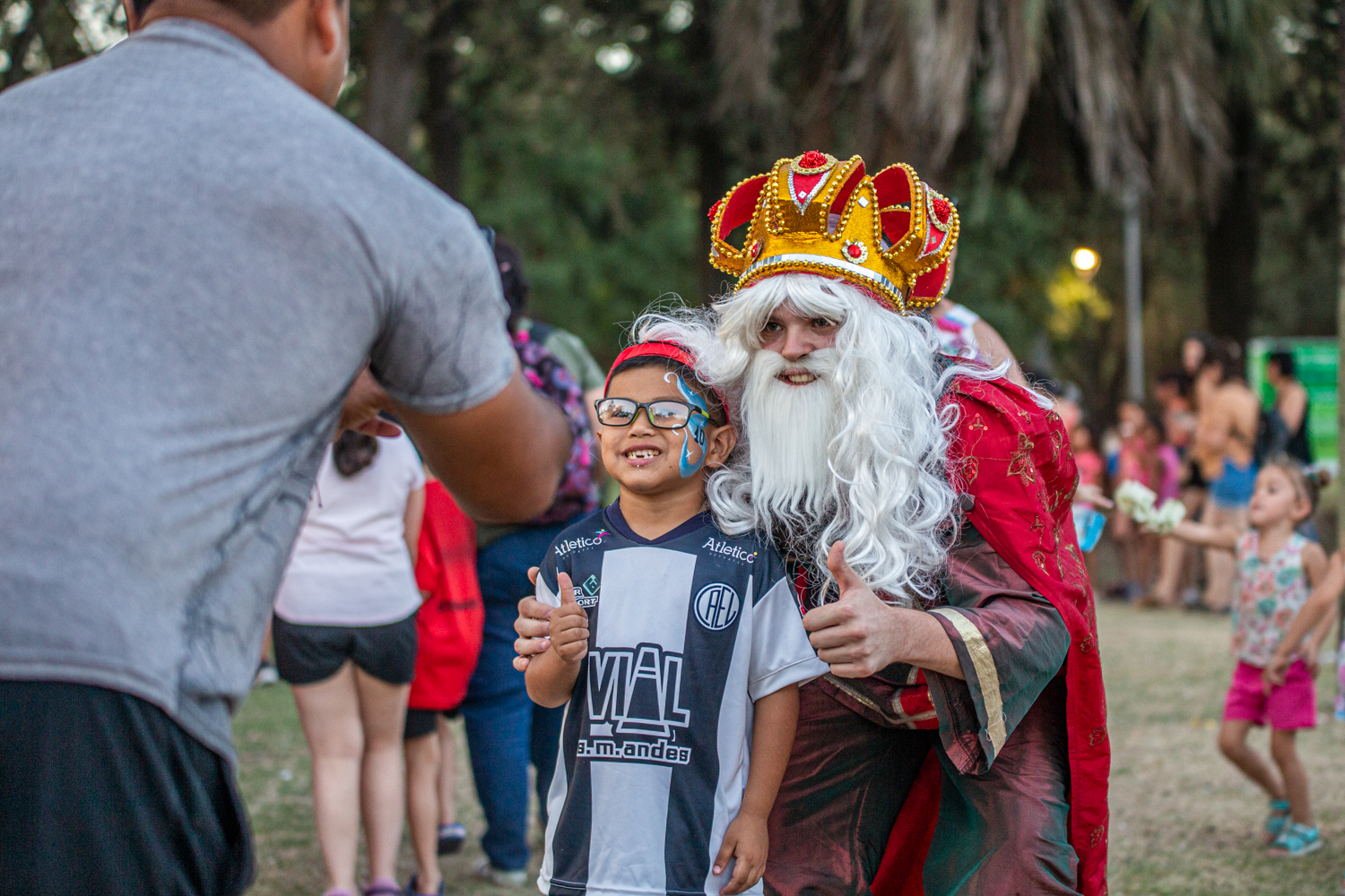 Todos juntos para recibir a los “Reyes magos”