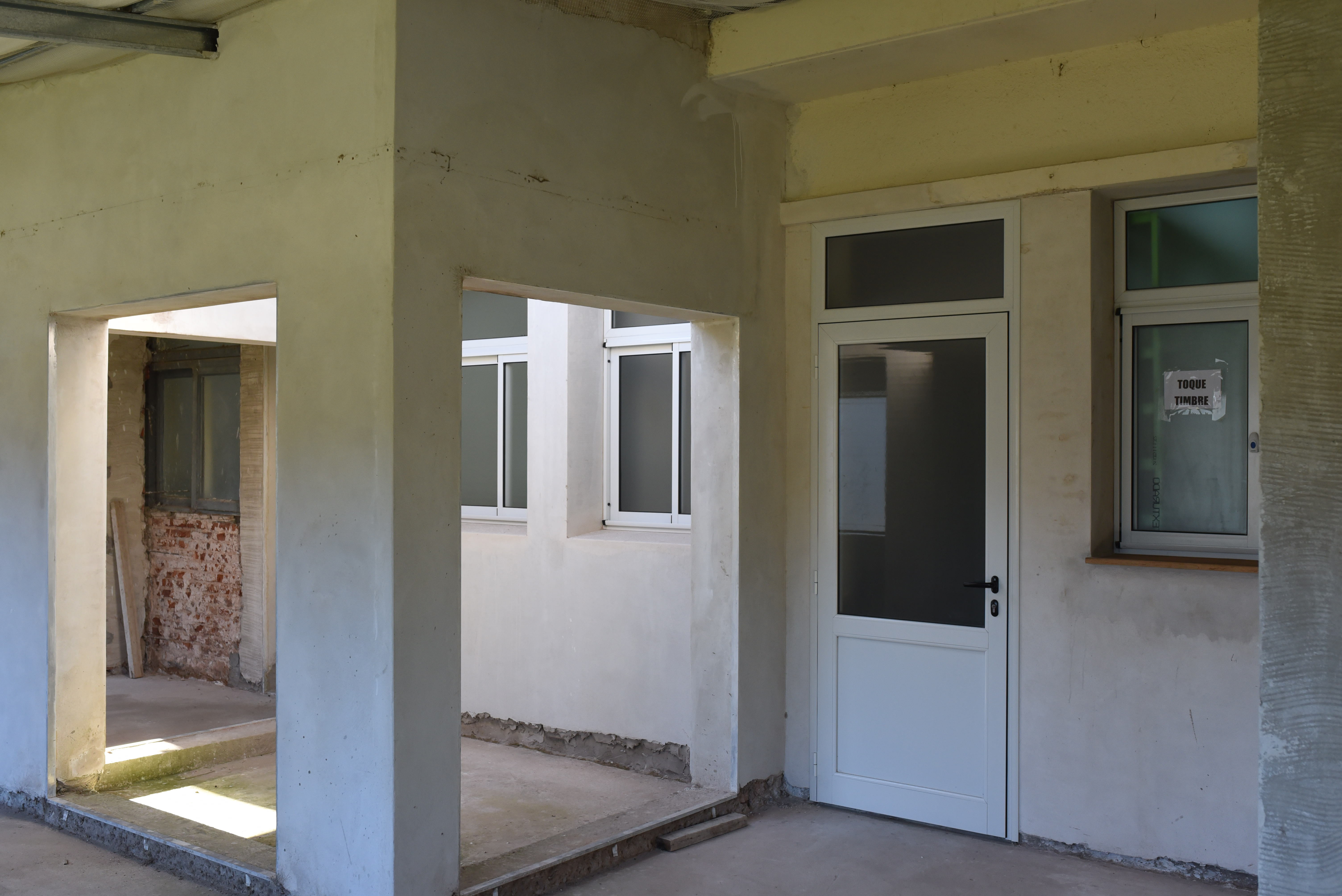 Serenal supervisó el avance de las obras en la Unidad Sanitaria