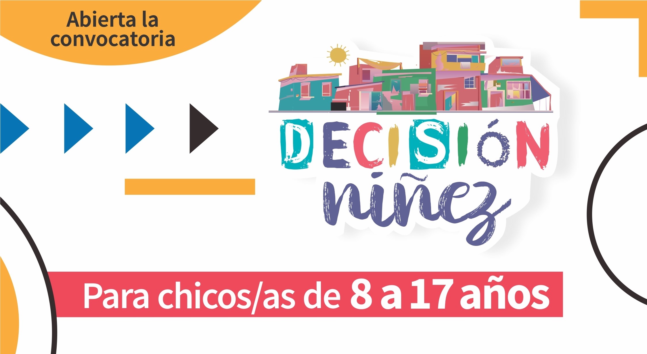 Abierta la convocatoria al programa “Decisión niñez”