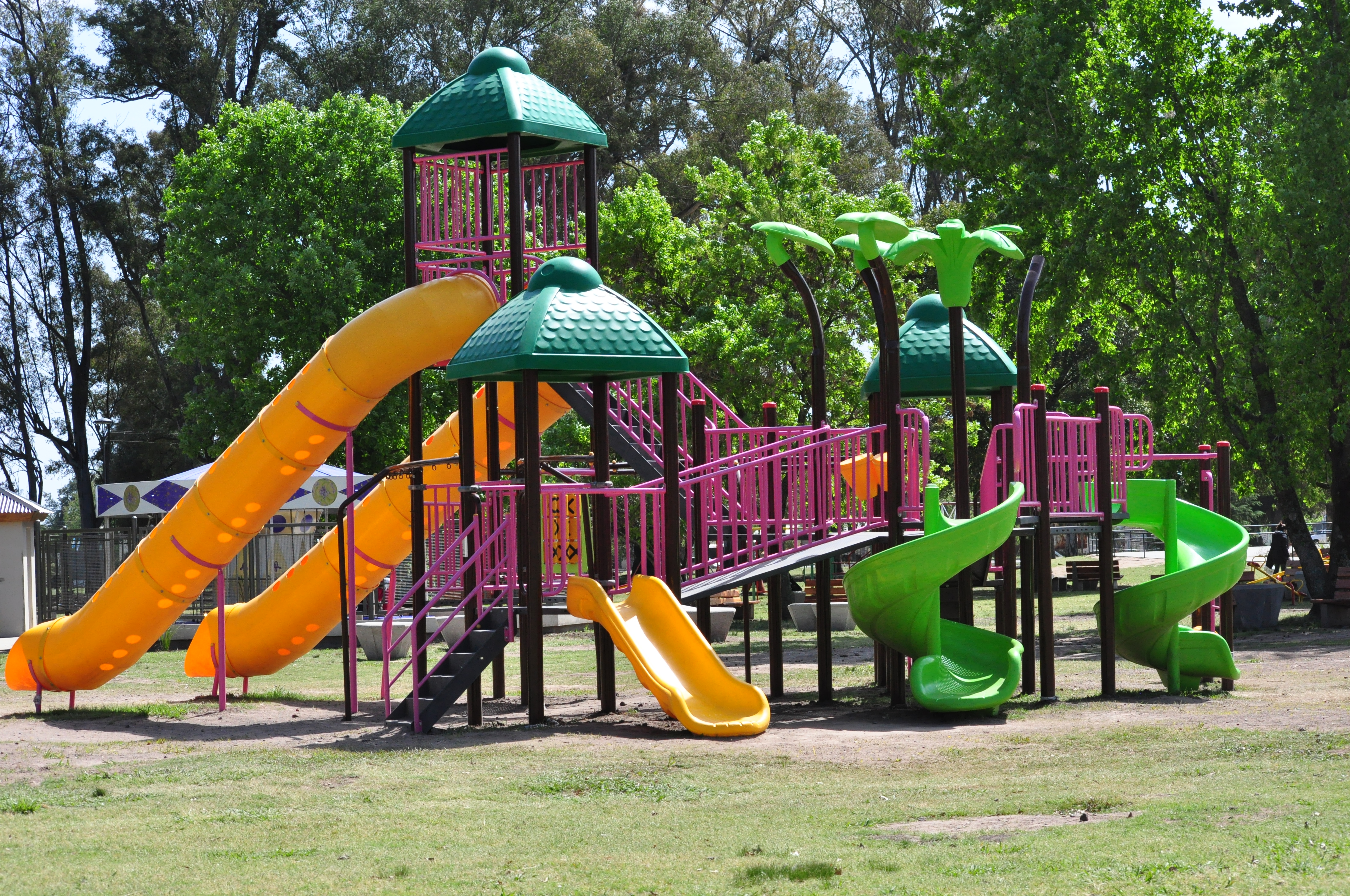 Se habilita el ingreso con vehículos y un sector de juegos en el Parque