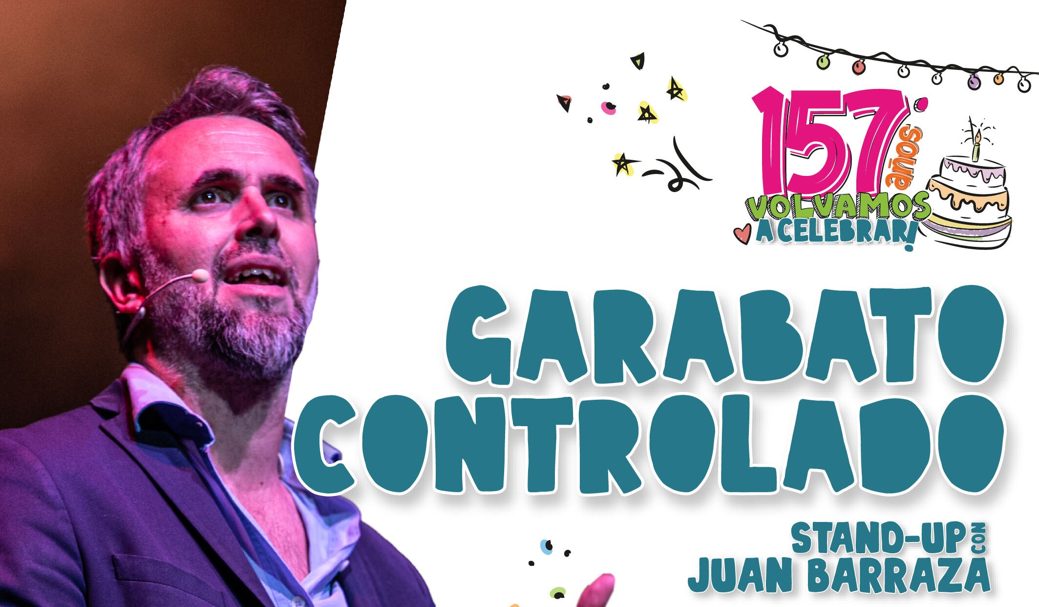 Juan Barraza brindará dos shows gratuitos de Stand Up