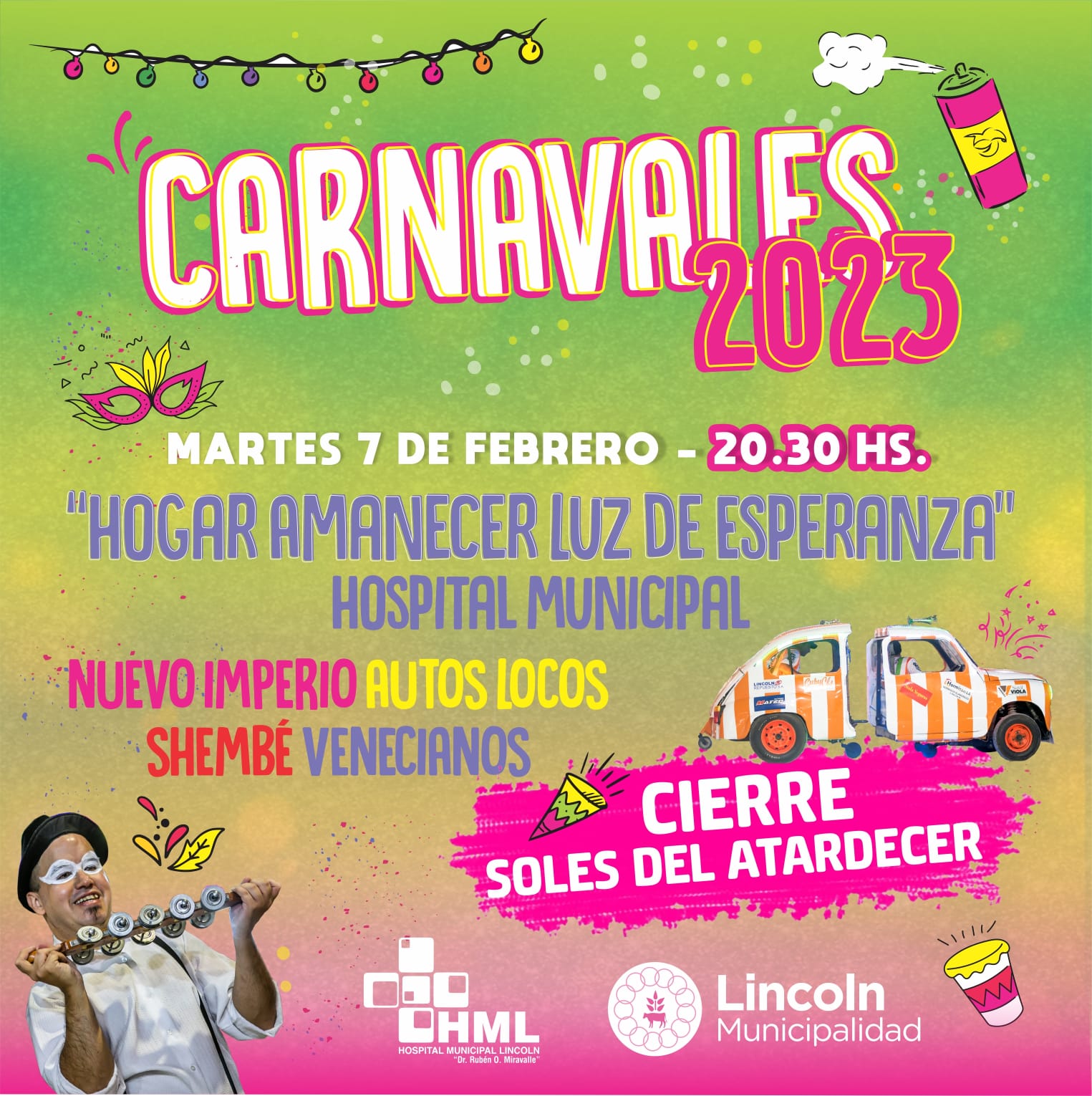 Los abuelos del Hogar “Amanecer Luz de Esperanza” vivirán su carnaval