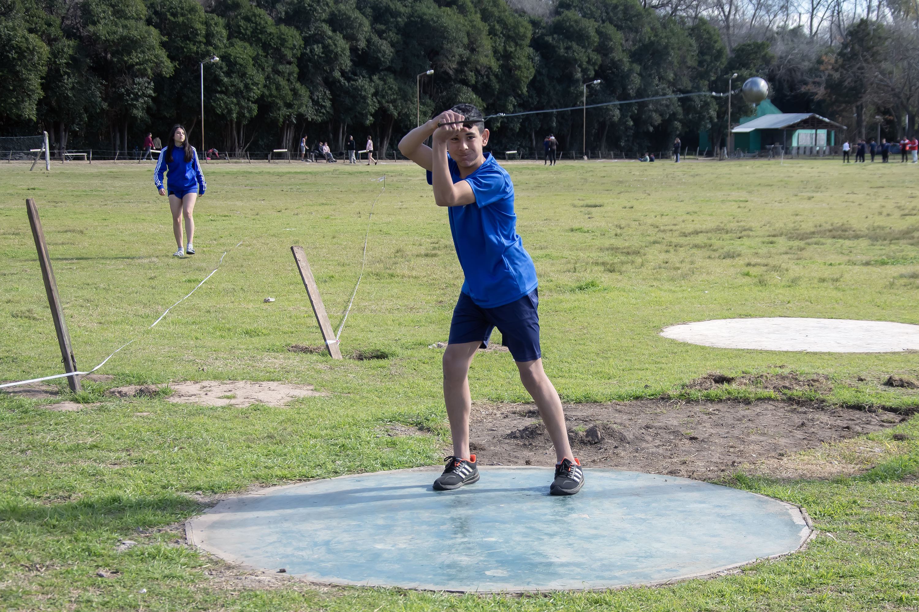 Se disputó en el Parque la competencia de atletismo masculino