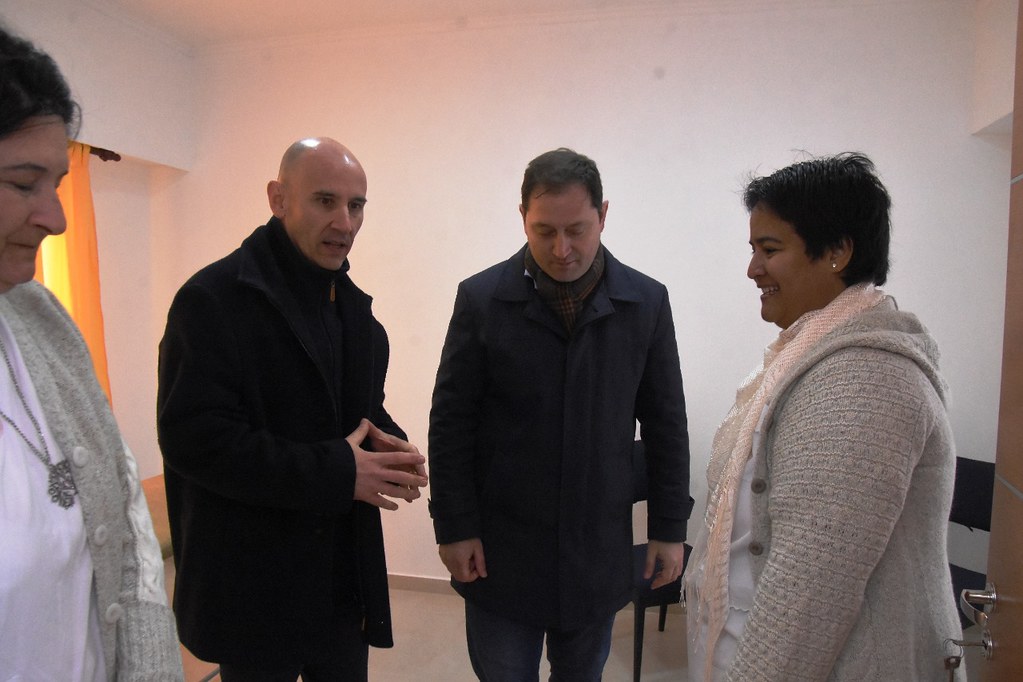 Se inauguró el nuevo vacunatorio de la Unidad Sanitaria de Roberts