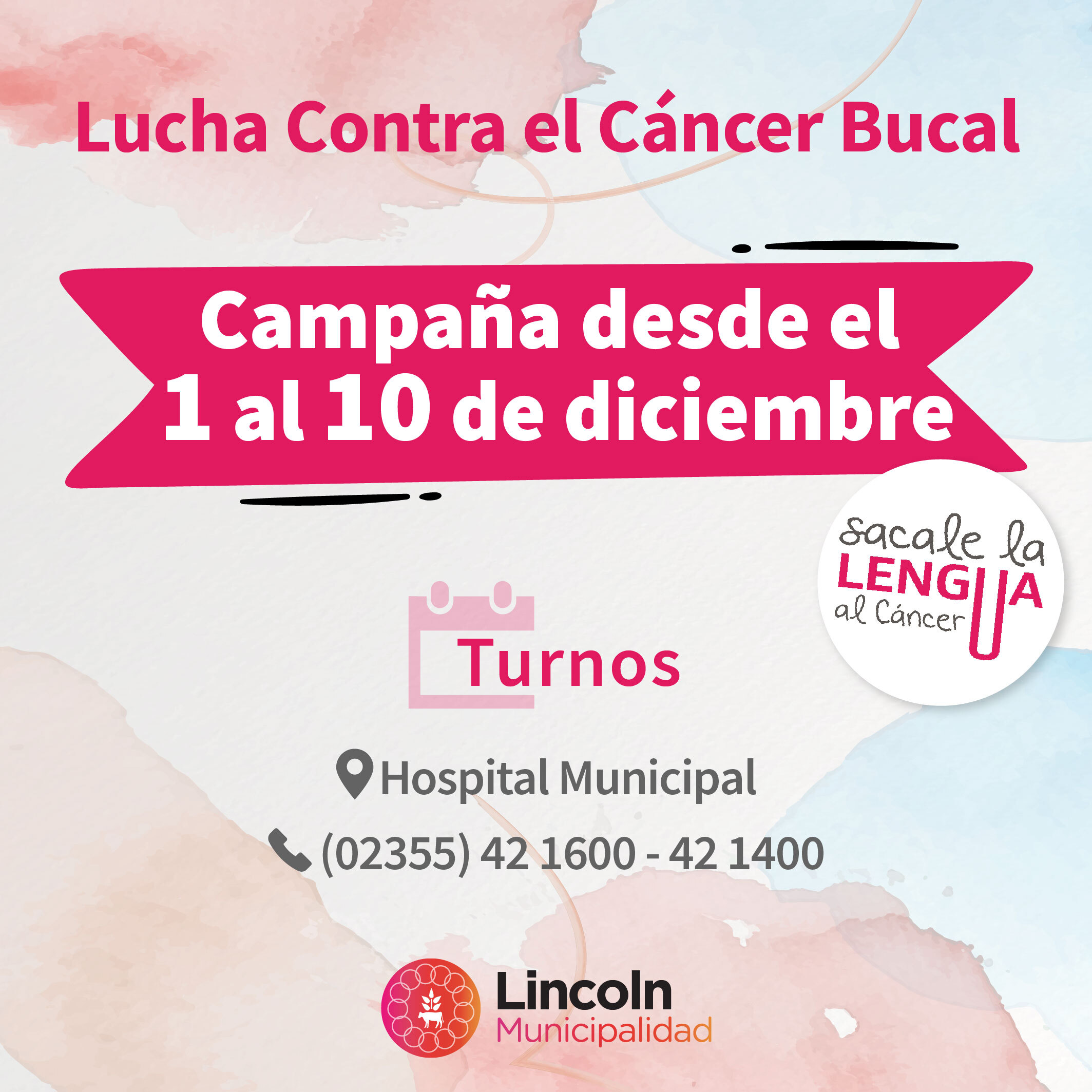 Se conmemora la Semana de la Lucha contra el Cáncer Bucal