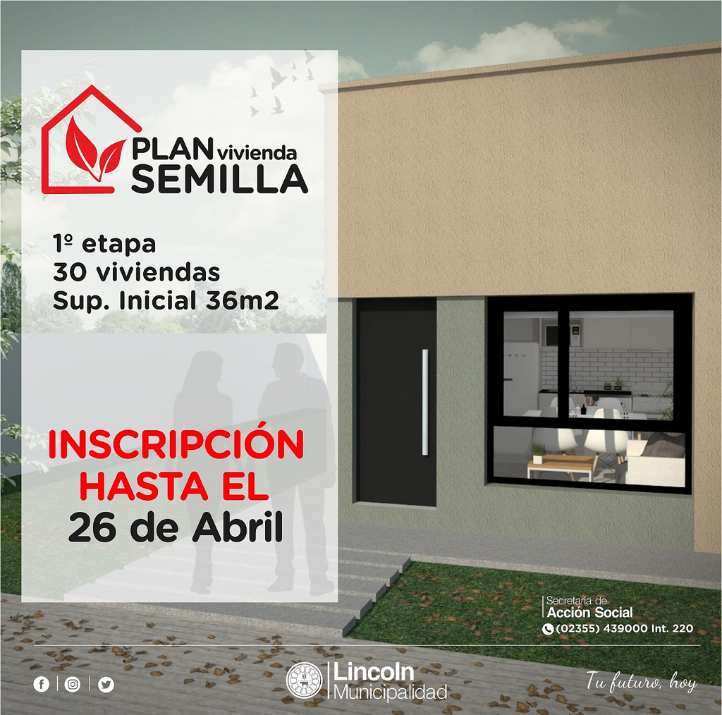 Abierta la inscripción para construcción de 30 viviendas