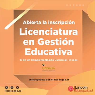 Abre la inscripción para la Licenciatura en Gestión Educativa
