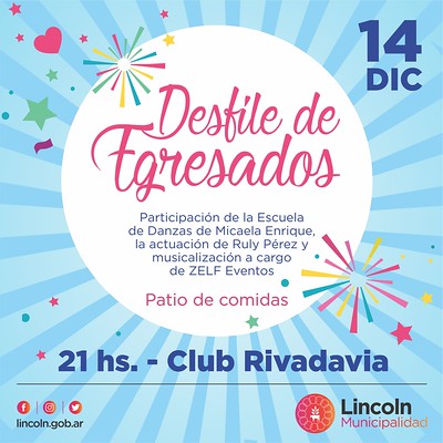 “La Promo 2019” se despide en el Desfile de Egresados