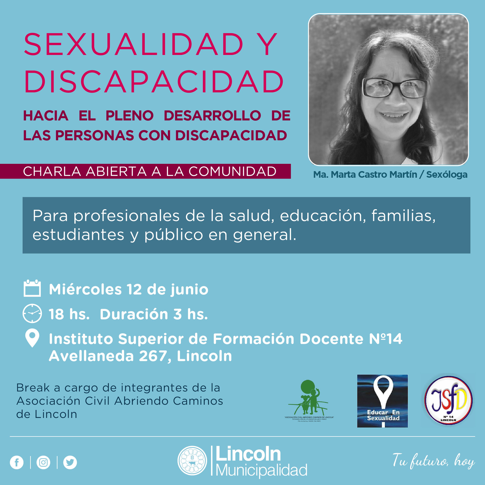 “Sexualidad y Discapacidad: hacia el pleno desarrollo de las personas con discapacidad”