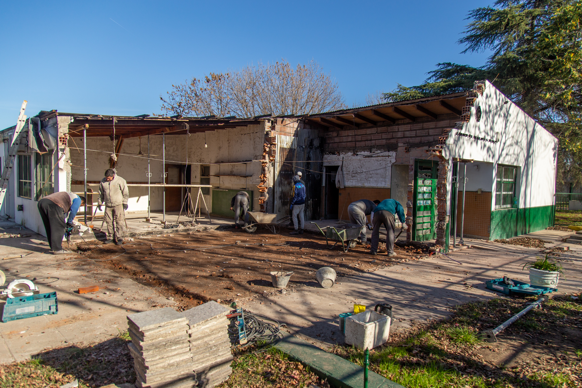 Comenzaron las obras para reconstruir el Jardín N°912