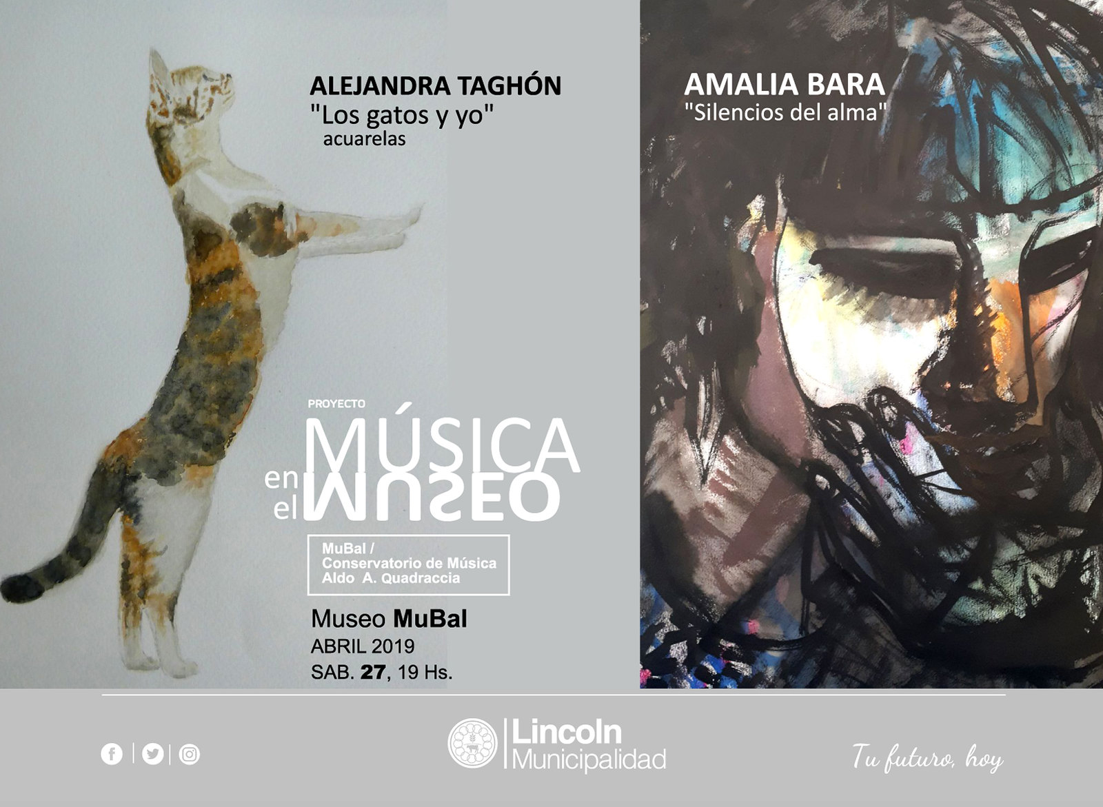 Alejandra Taghón y Amalia Bara exponen en el MuBal