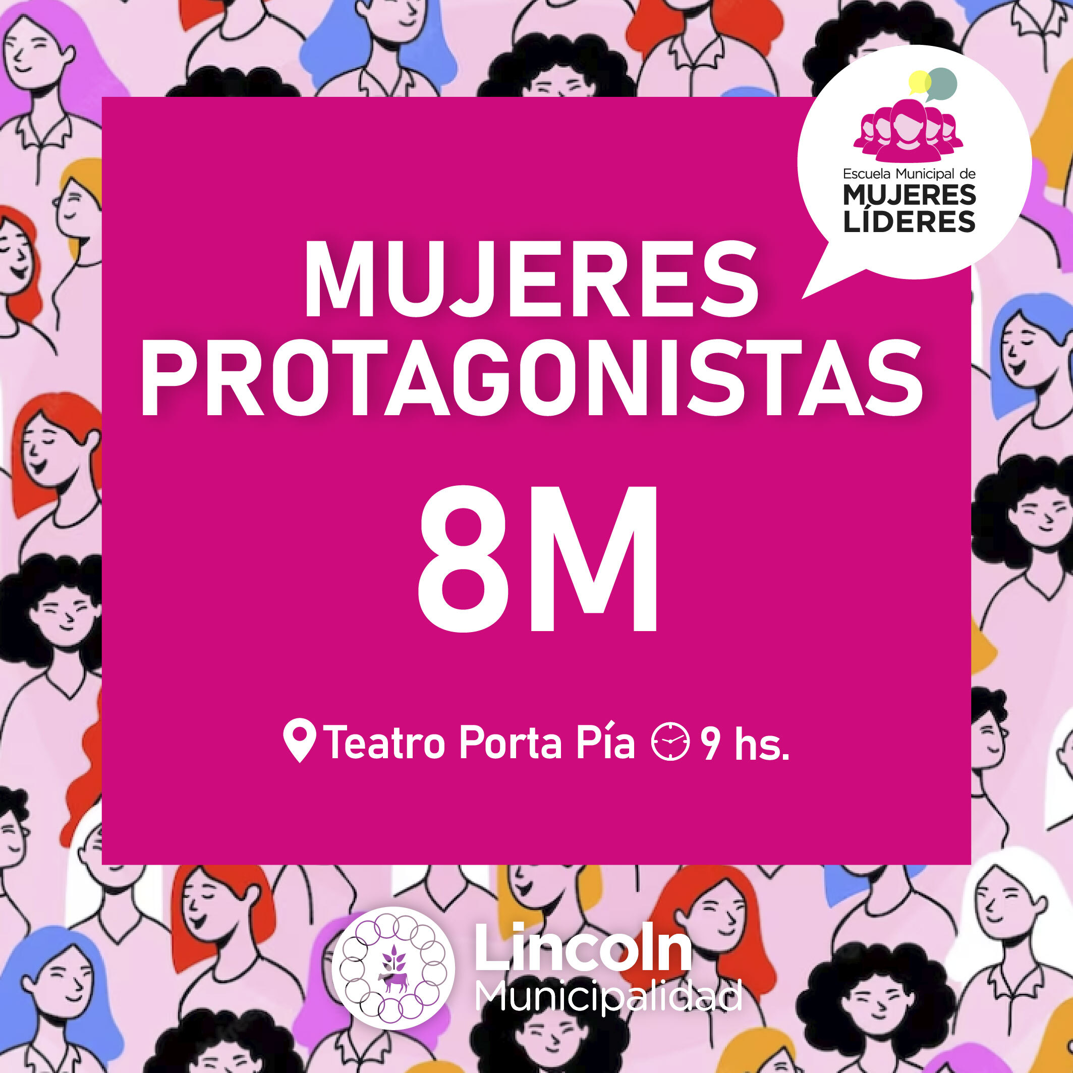Lincoln se prepara para conmemorar el 8M con un encuentro de Mujeres Líderes