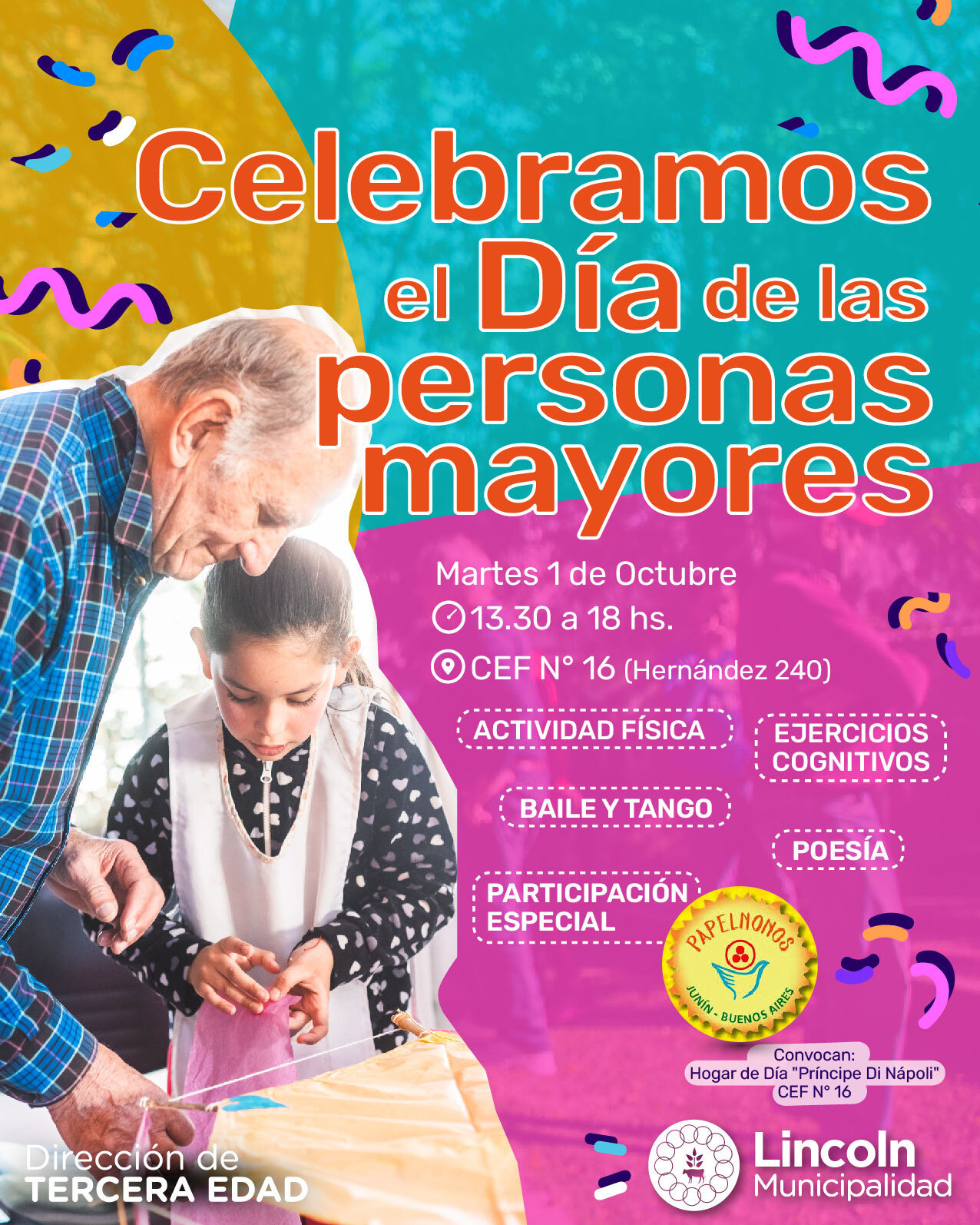 Jornada para celebrar el Día de la Personas Mayores