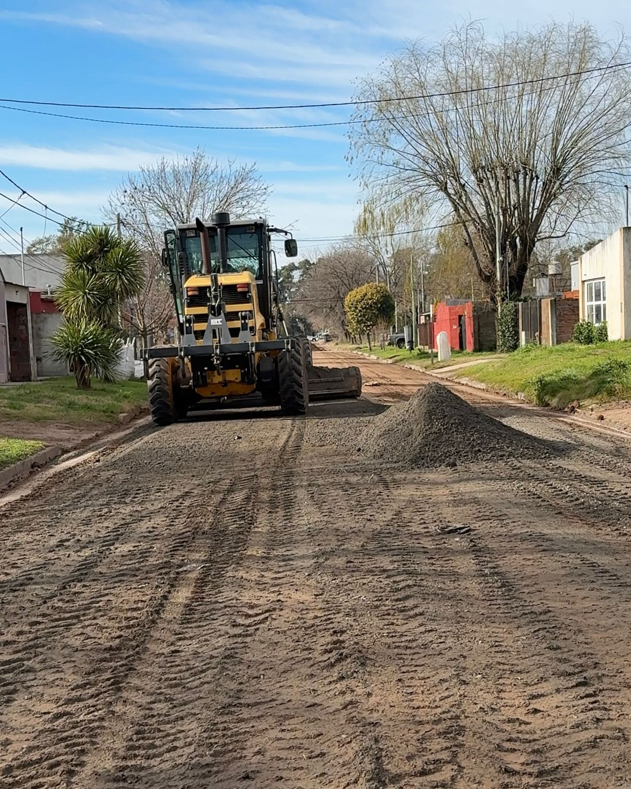 Iniciaron las obras de mejorado con piedra para todo el Barrio La Rural