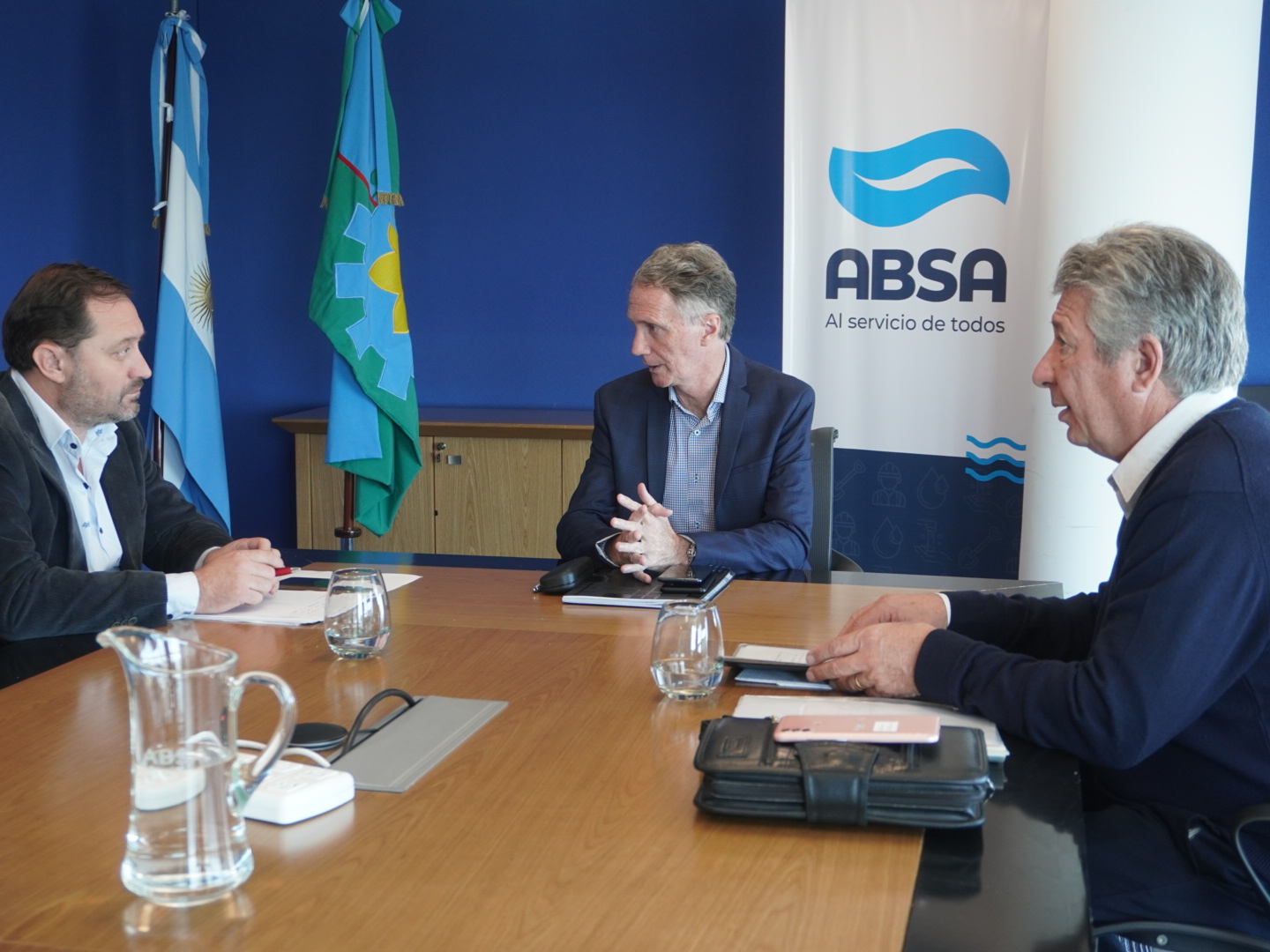 Serenal se reunió con el presidente de ABSA para analizar las obras de nuestra ciudad