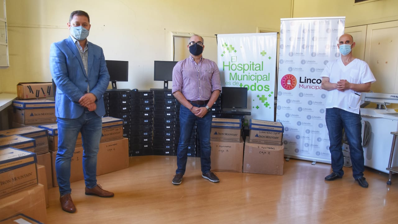 El Municipio recibió la donación de 80 computadoras para área de Salud