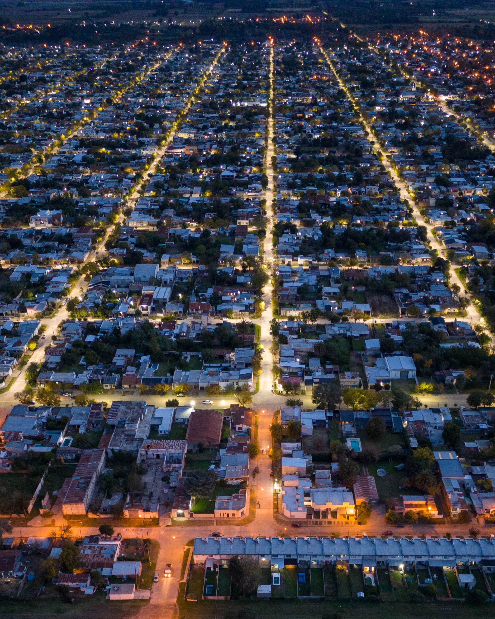 Se completó la colocación de luminarias LED en el Barrio Norte