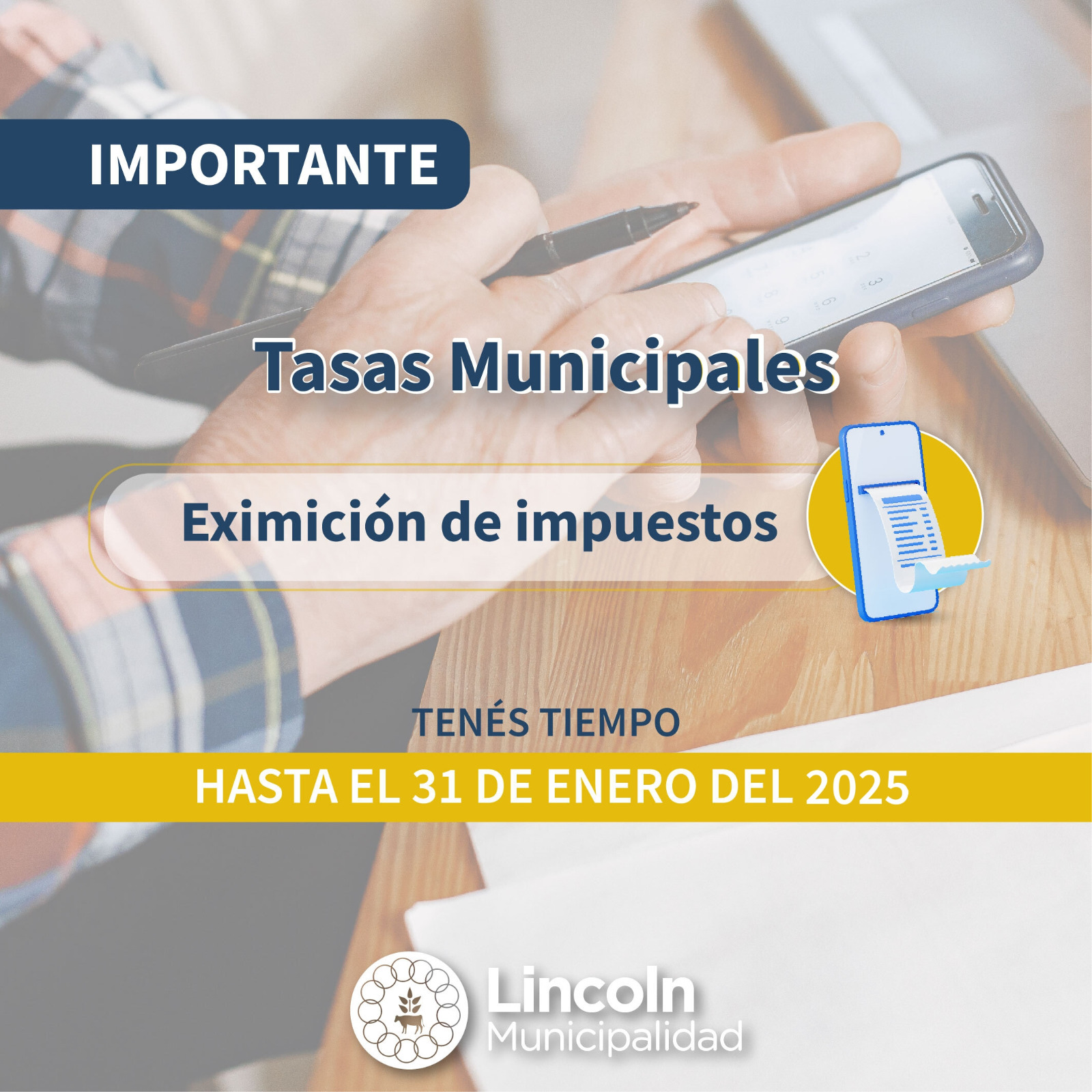 Ya se puede tramitar la eximición de tasas municipales
