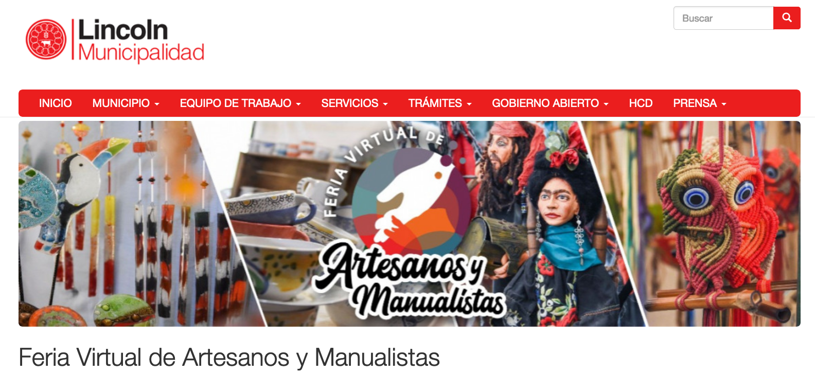 Se lanzó la “Feria Virtual de Artesanos y Manualistas”