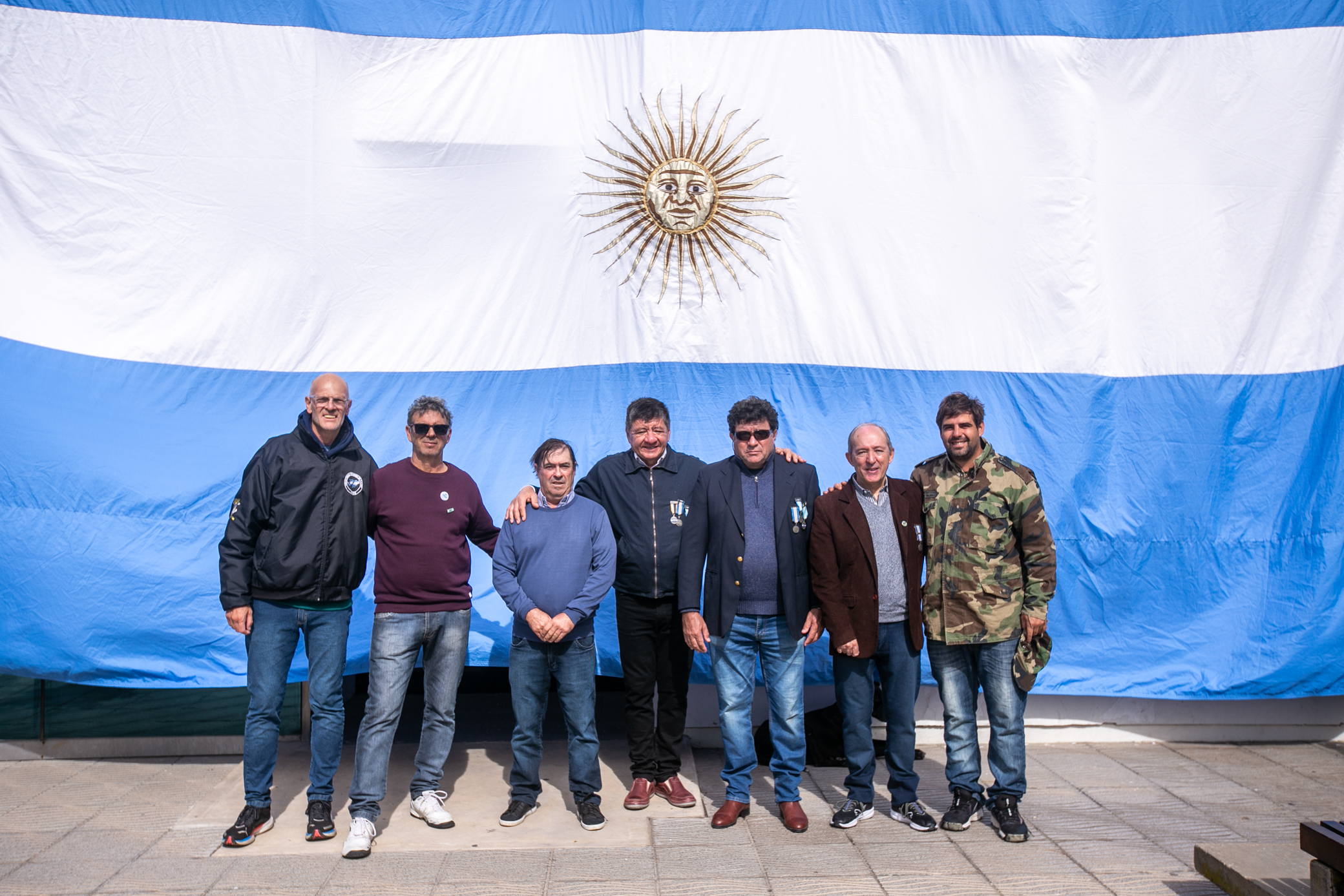A 42 años, Lincoln homenajeó a sus Héroes de Malvinas