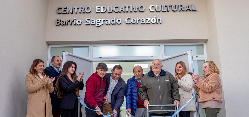 Se inauguró el Centro Educativo Cultural del barrio Sagrado Corazón