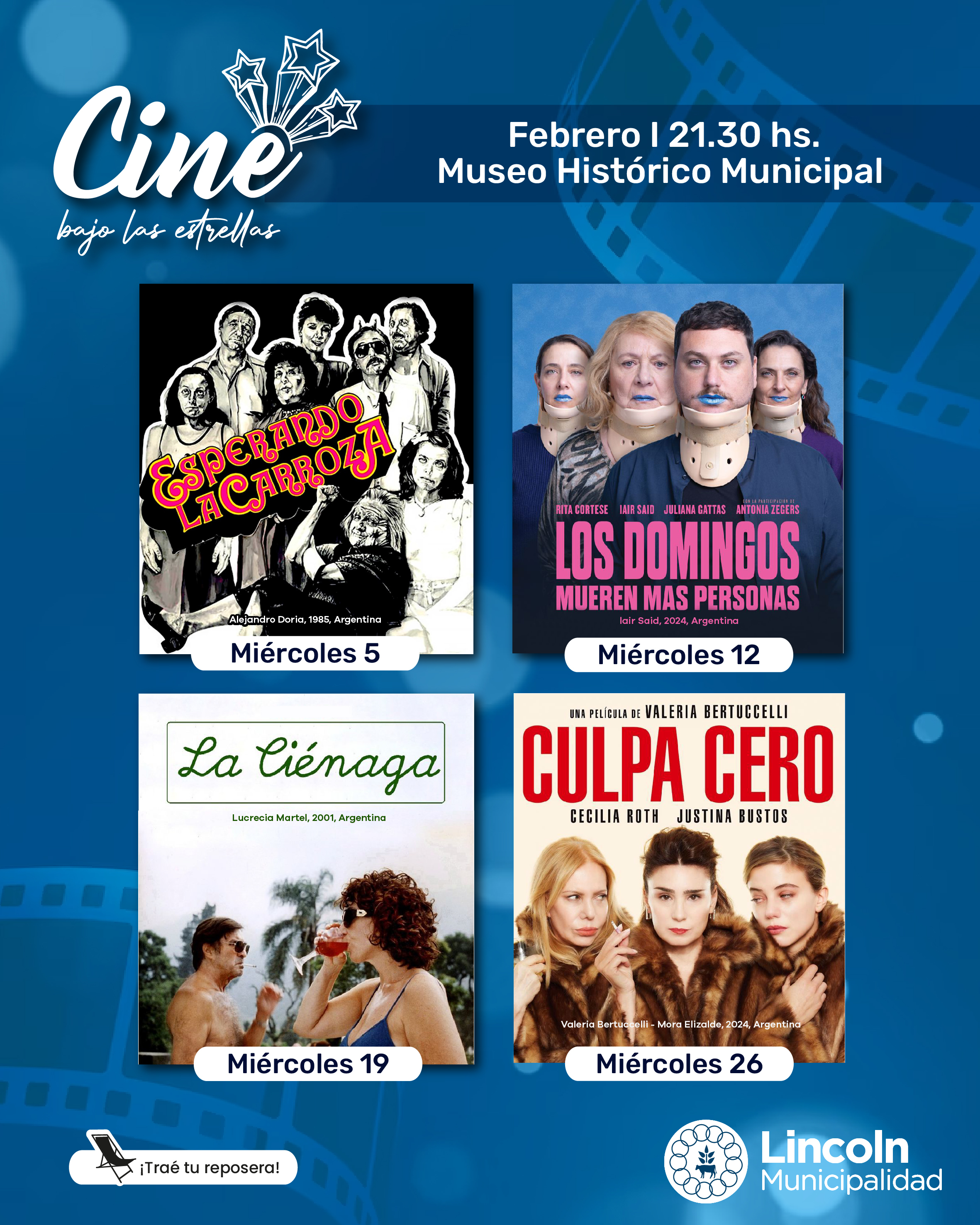 "Cine bajo las estrellas" continúa durante todo febrero