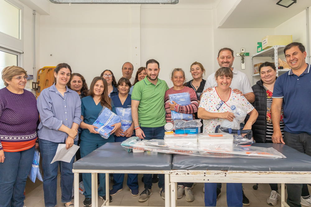 Se concretó la entrega de insumos y nueva indumentaria para el personal de la Unidad Sanitaria