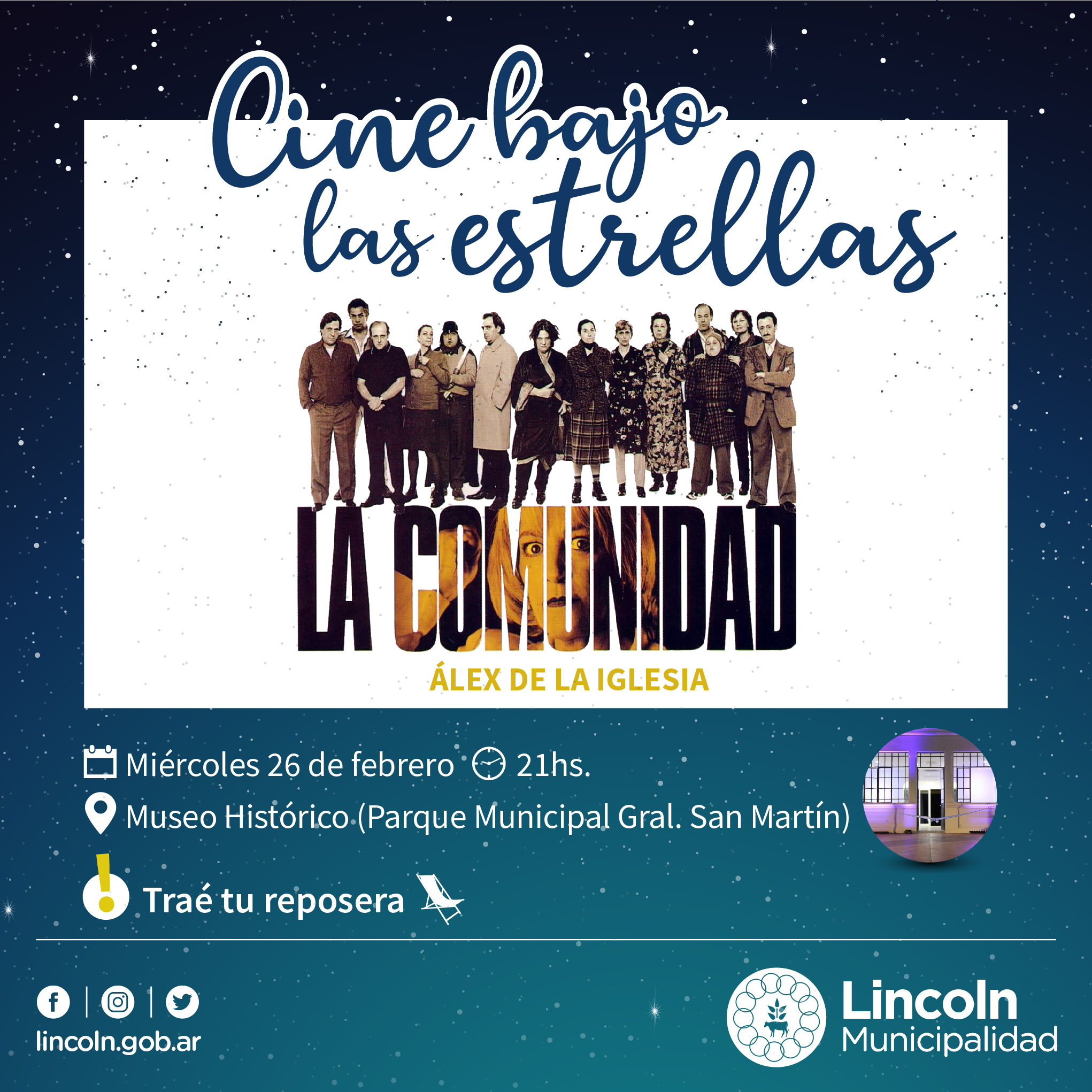 Nueva noche de cine en el Parque Municipal