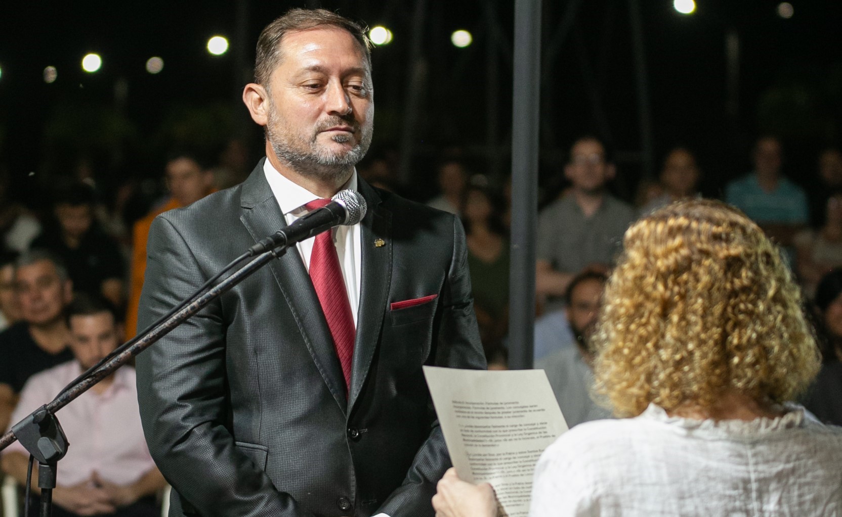 El intendente Serenal asumió su tercer mandato
