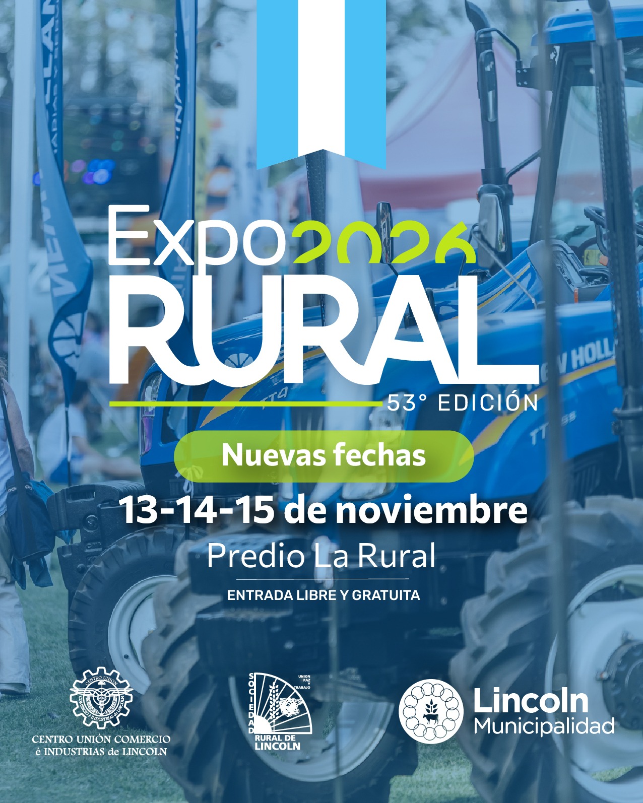 La Expo Rural 2026 se reprogramó para noviembre