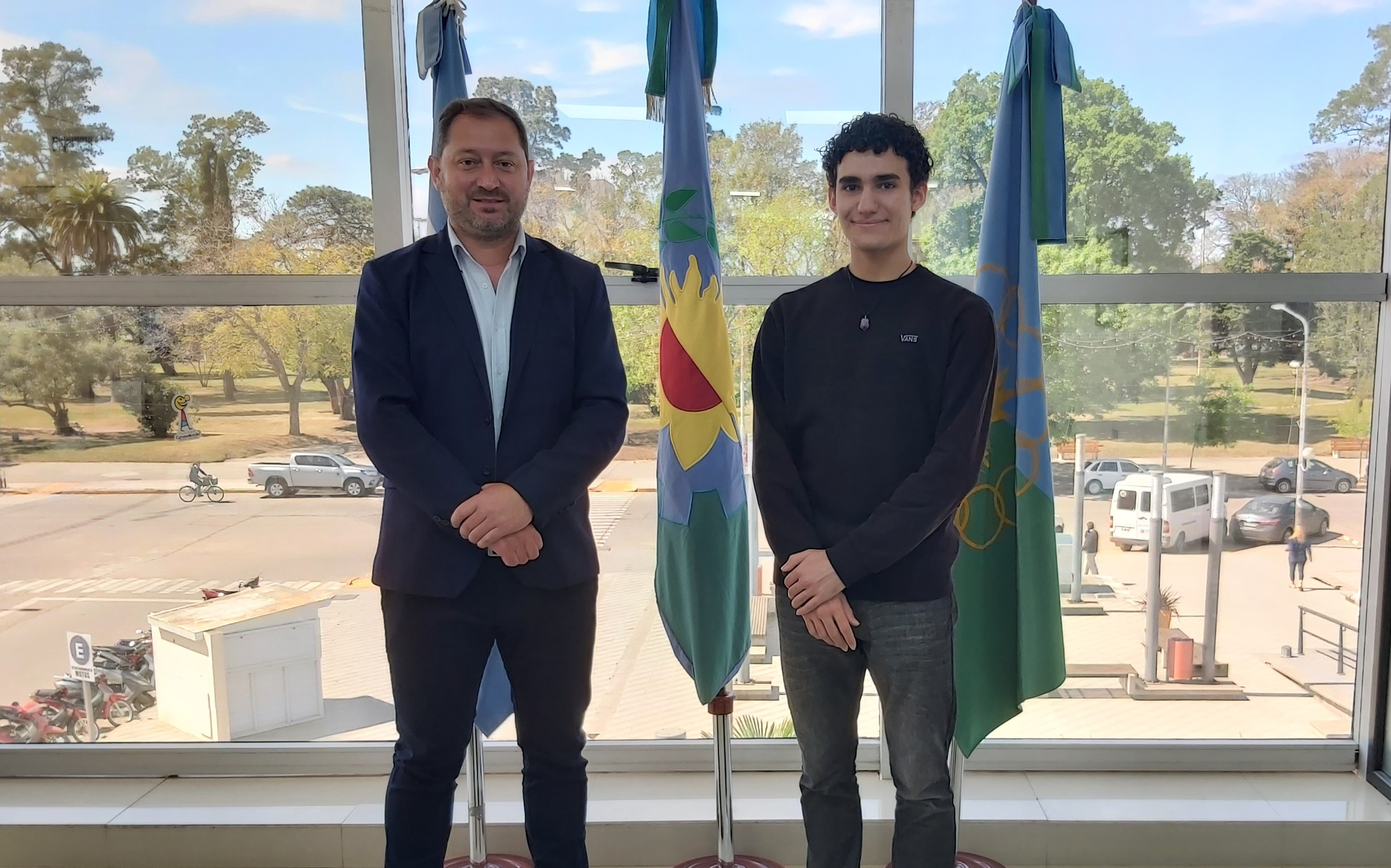 Serenal recibió al bailarín David Rivas