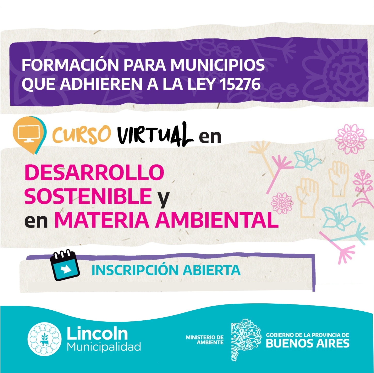Curso virtual en desarrollo sostenible y en materia ambiental