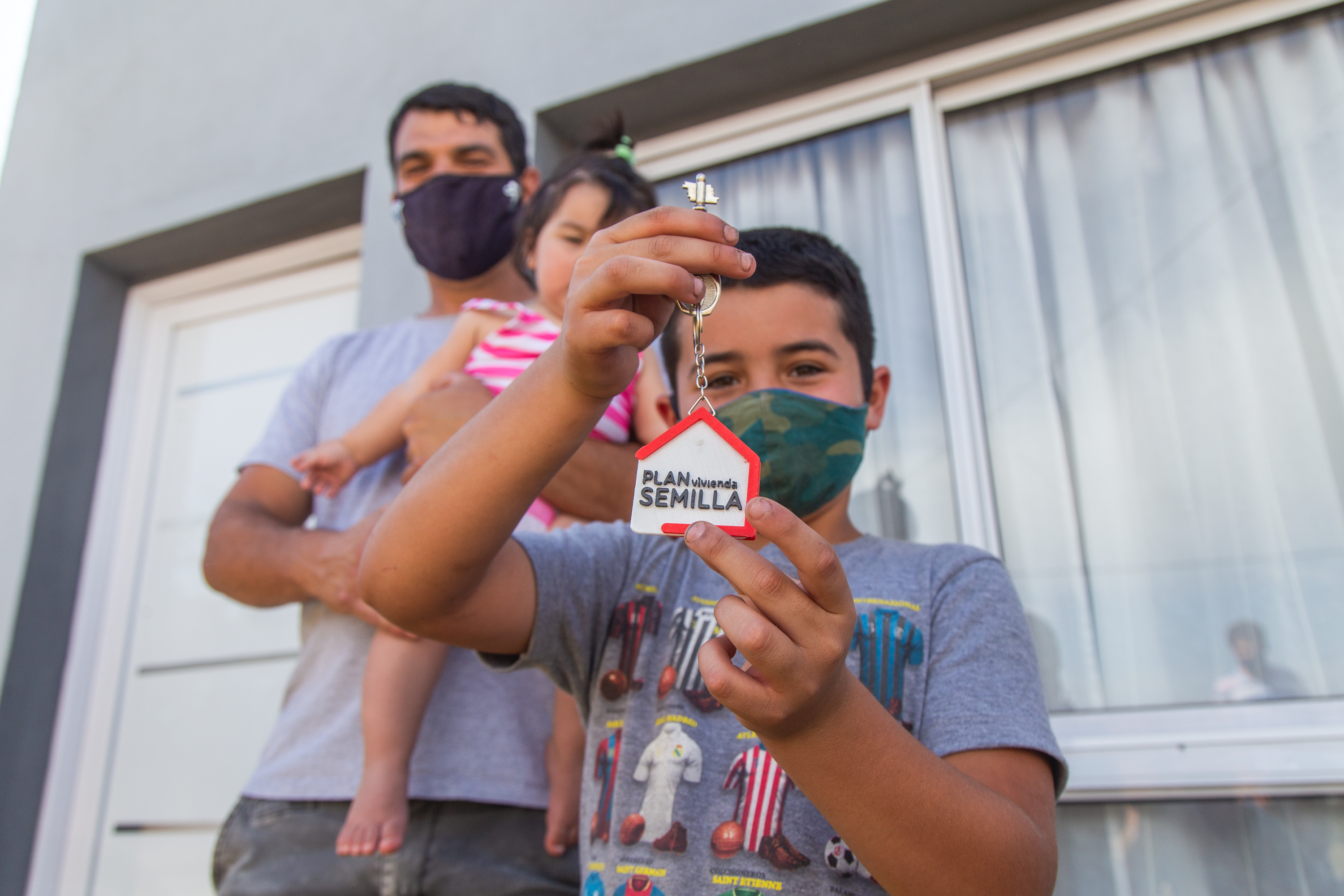 Una nueva familia concretó el sueño de la casa propia
