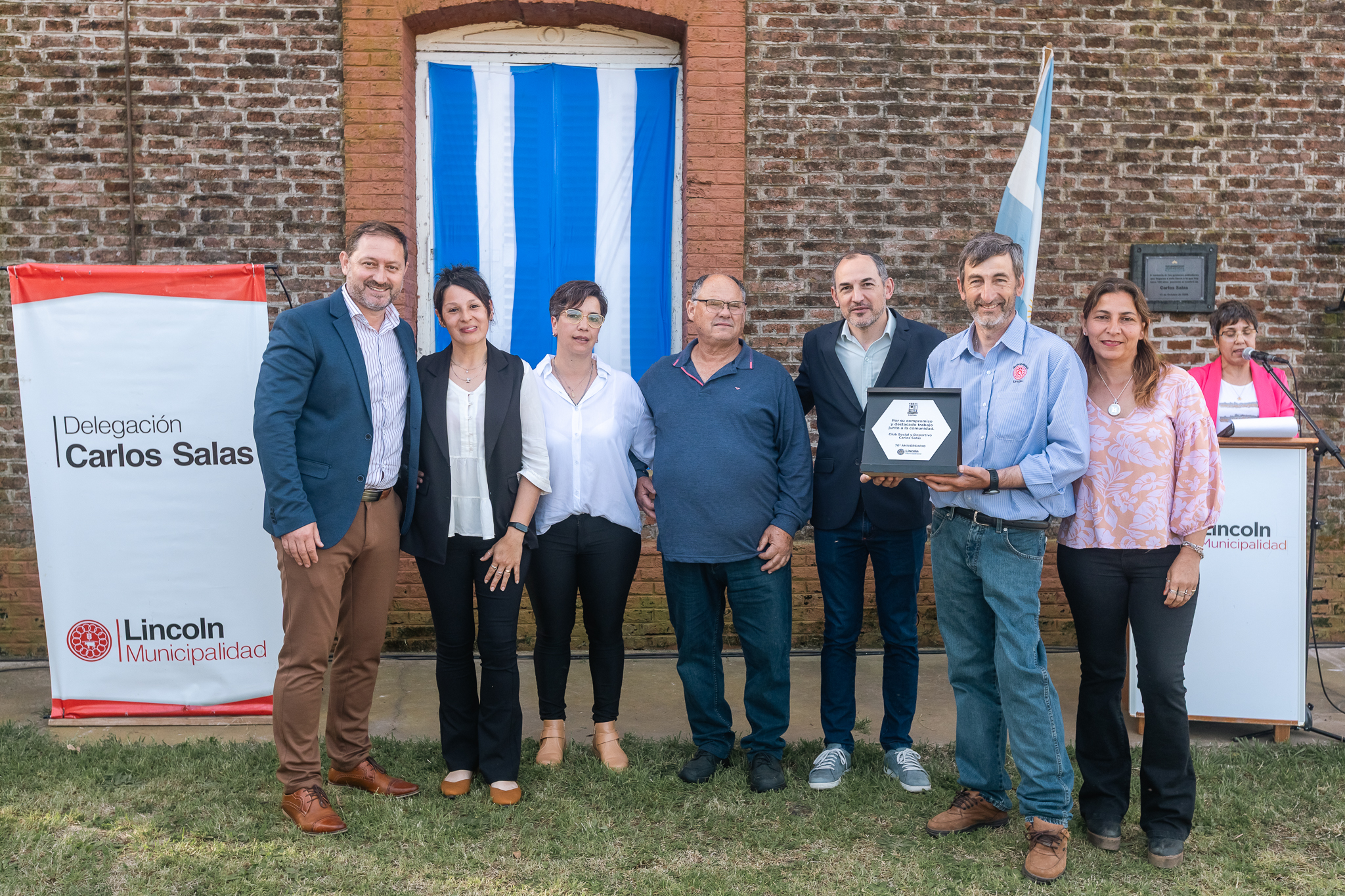 Carlos Salas conmemoró un nuevo aniversario de su fundación